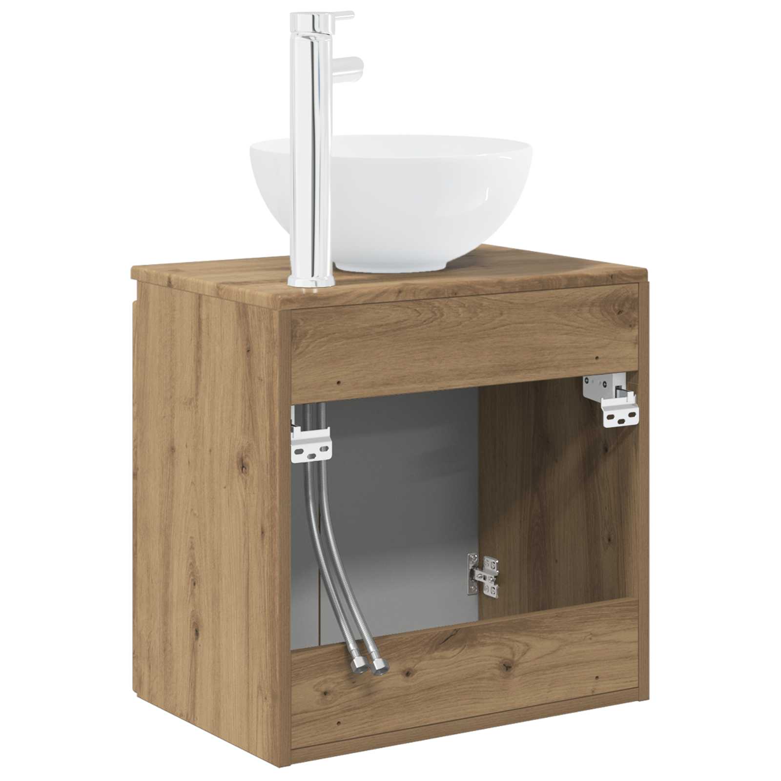 Umivaonik s policom Hrast artisan 49,5 x 35 x 63 cm