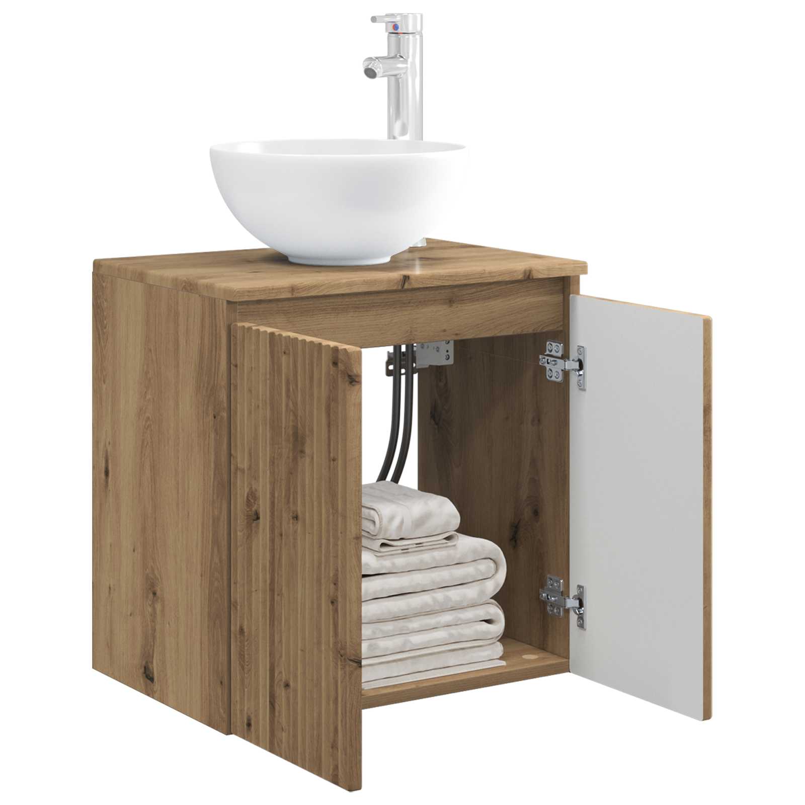 Umivaonik s policom Hrast artisan 49,5 x 35 x 63 cm