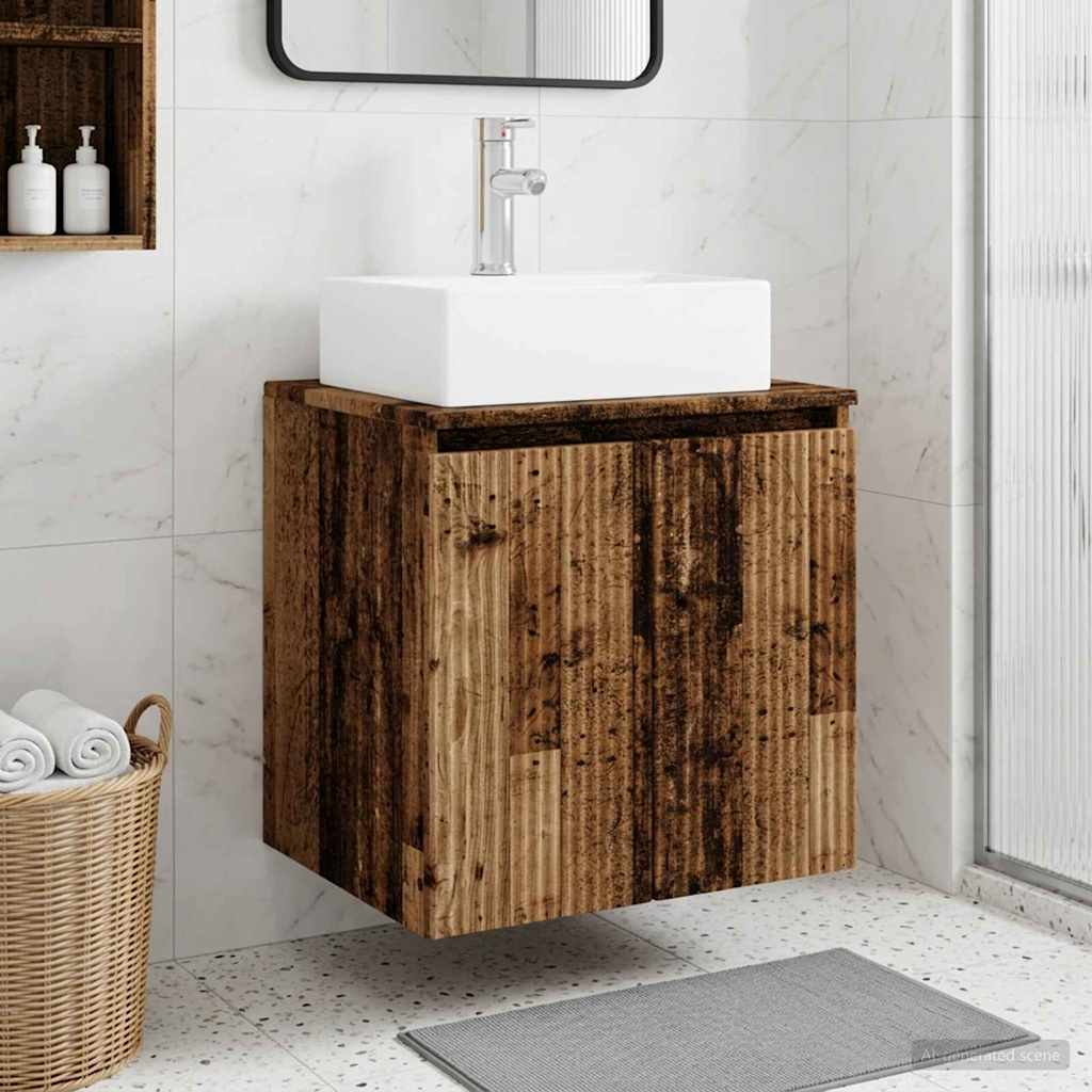 Umivaonik s policom Staro drvo 49,5 x 41 x 62,5 cm