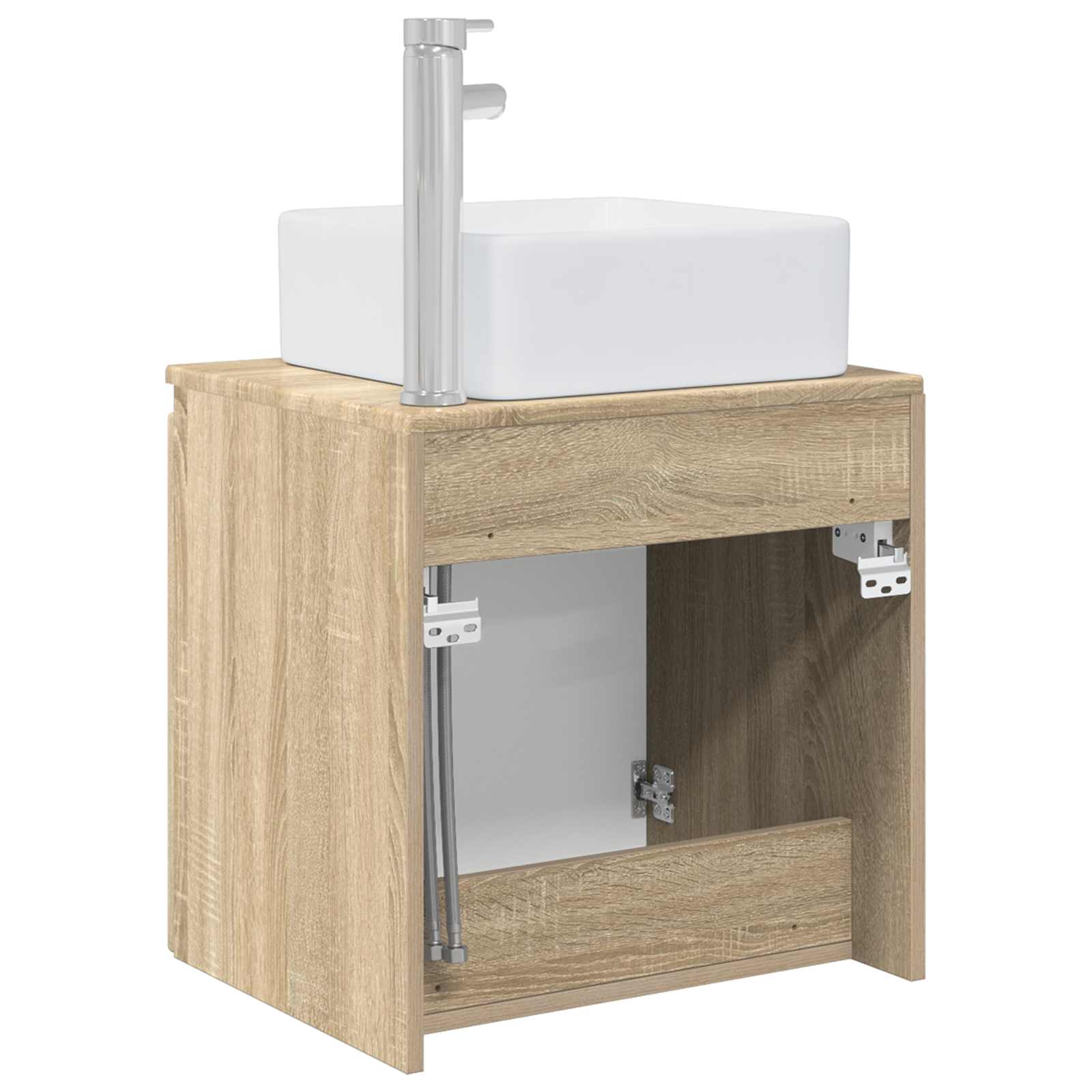 Umivaonik s policom Hrast sonoma 53 x 35 x 63 cm