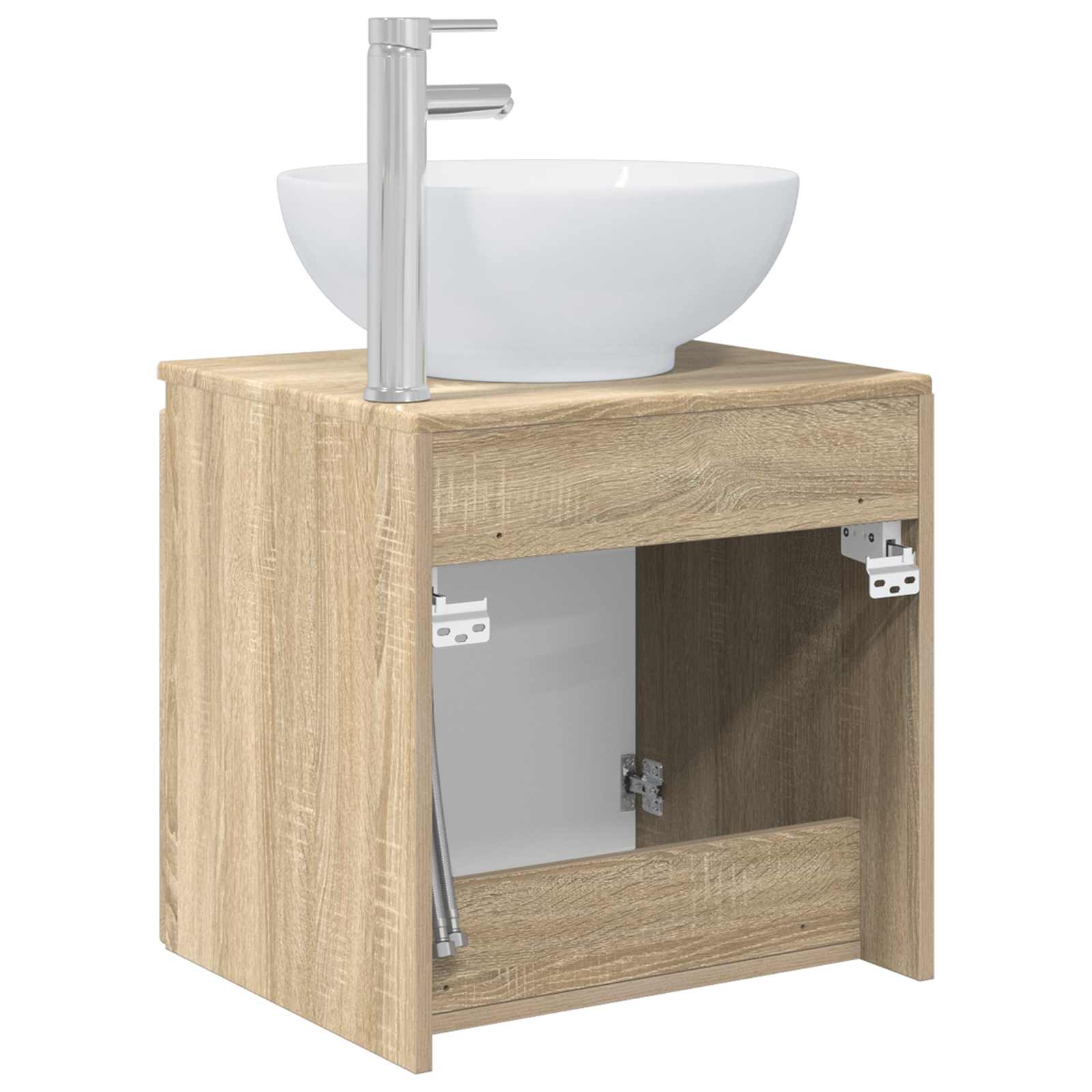 Umivaonik s policom Hrast sonoma 49,5 x 44,5 x 65 cm