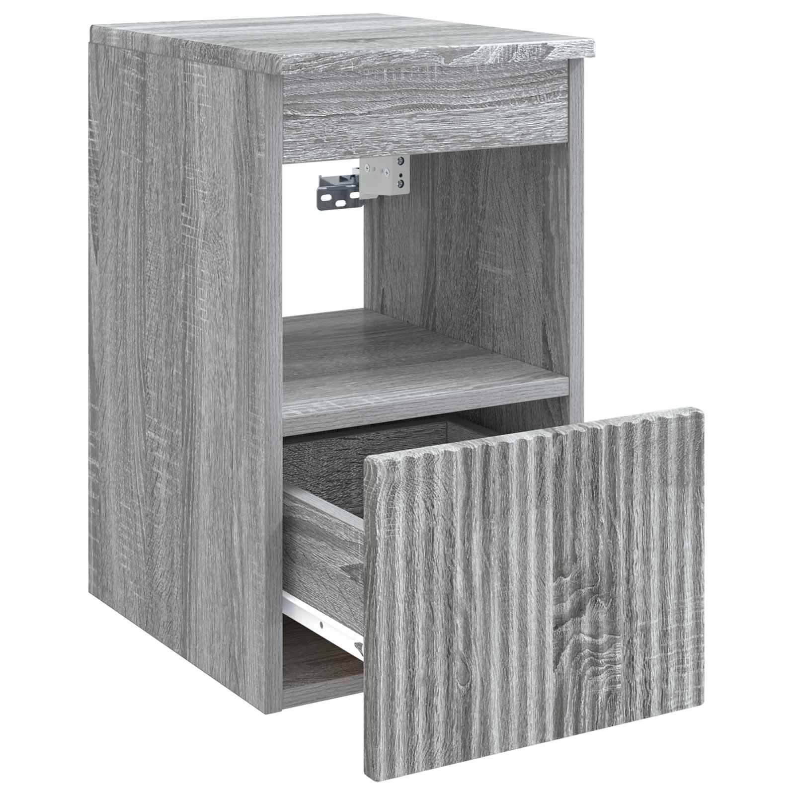 Kupaonski ormar Siva Sonoma 30 x 35 x 50 cm Konstruirano drvo