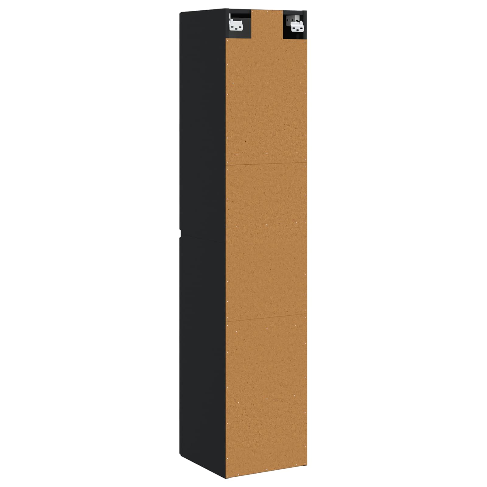 Ormar za Kupaonicu na Zidu Crna 33 x 34,5 x 160 cm