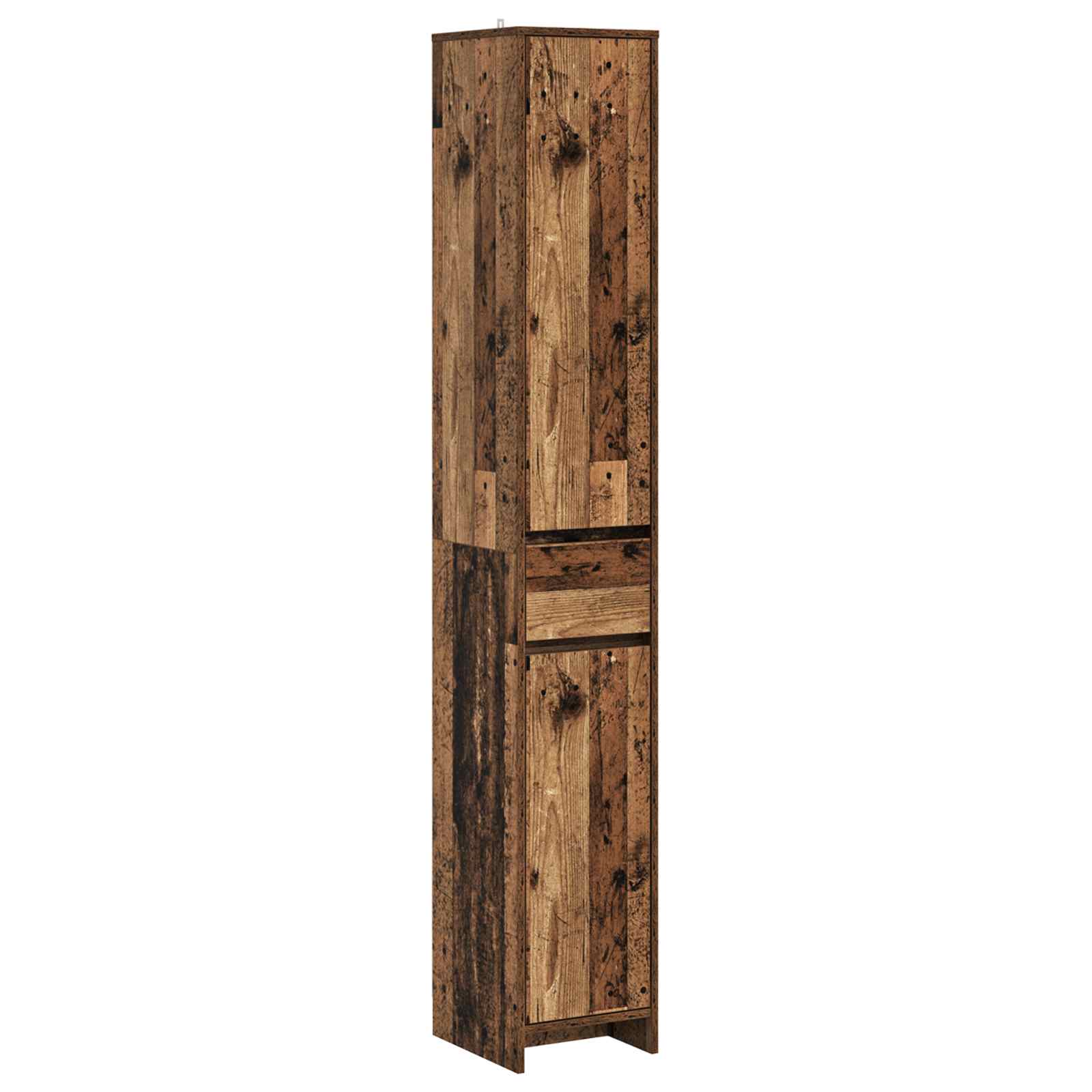 Kupaonski ormar Staro drvo 30 x 33 x 190 cm Konstruirano drvo