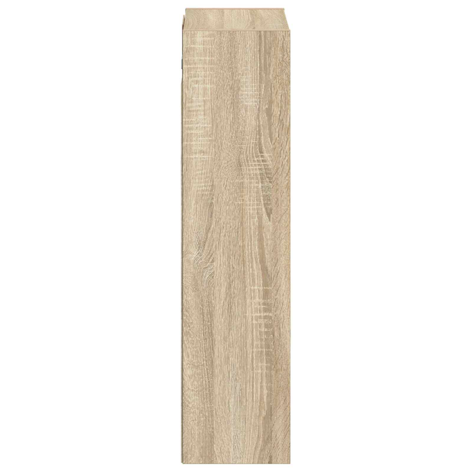Umivaonik s policom za zid Hrast sonoma 35 x 20 x 81 cm