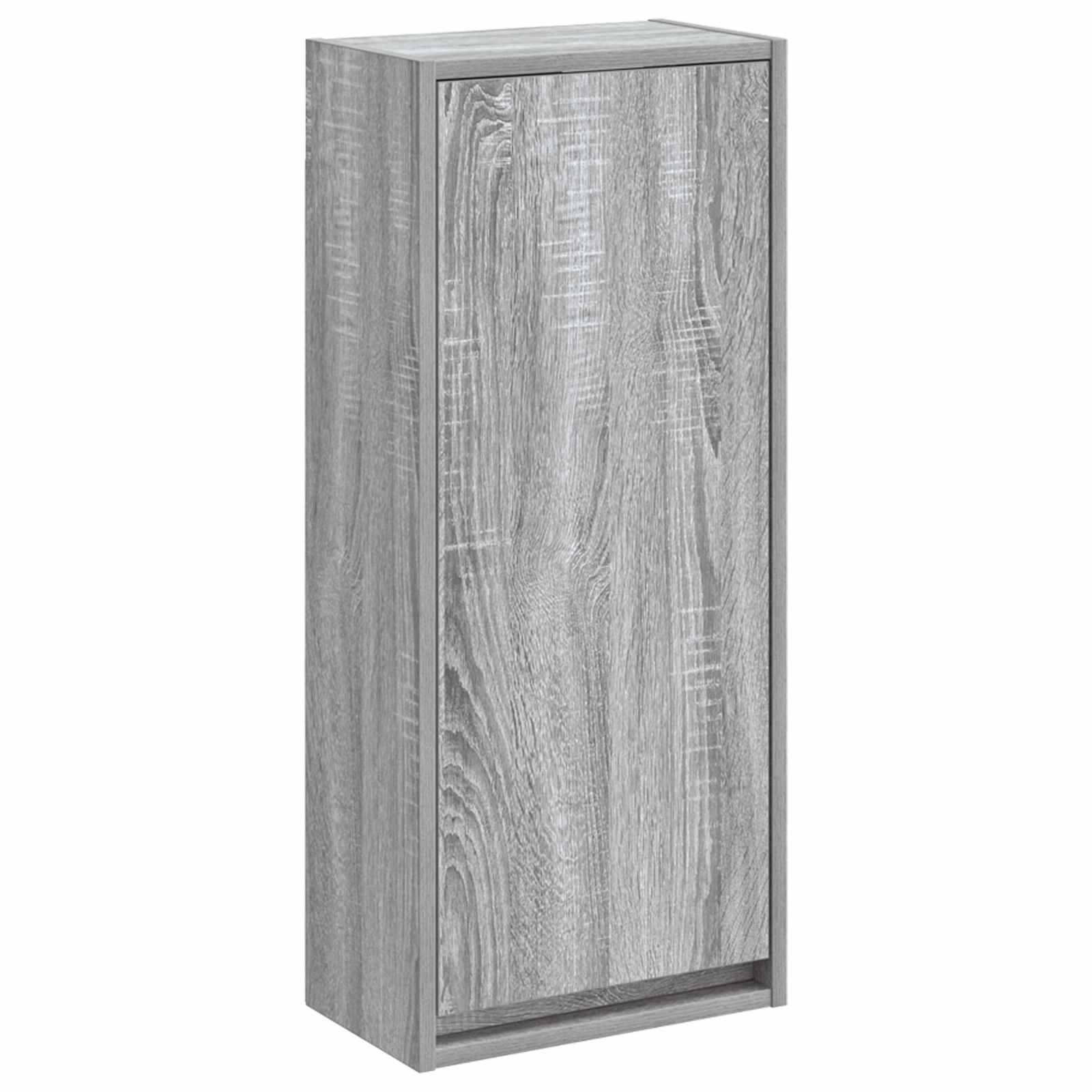 Umivaonik s policom za zid Siva Sonoma 35 x 20 x 81 cm