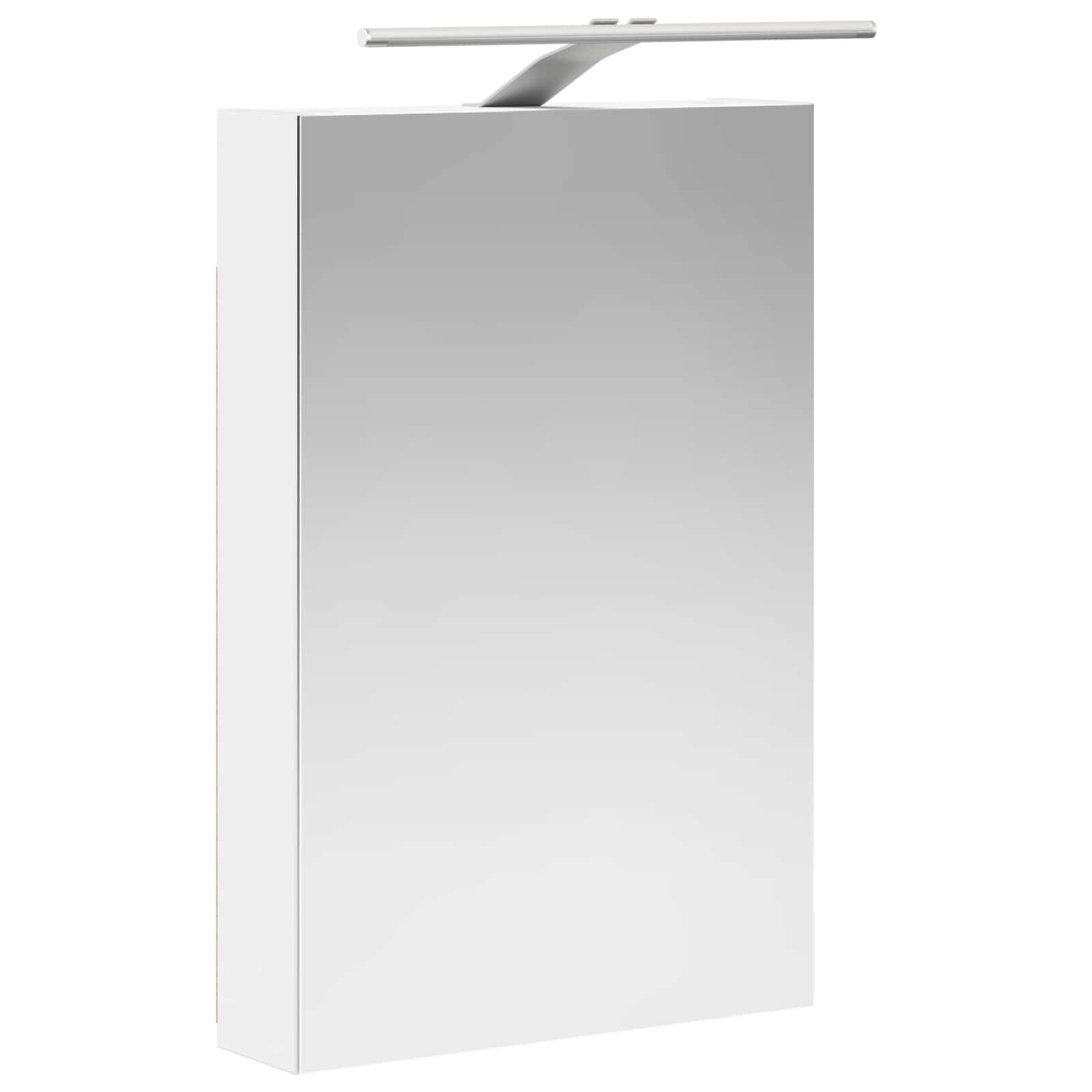 Set ormarića za kupaonicu 5 pcs Bijela 40 x 10,5 x 60,5 cm