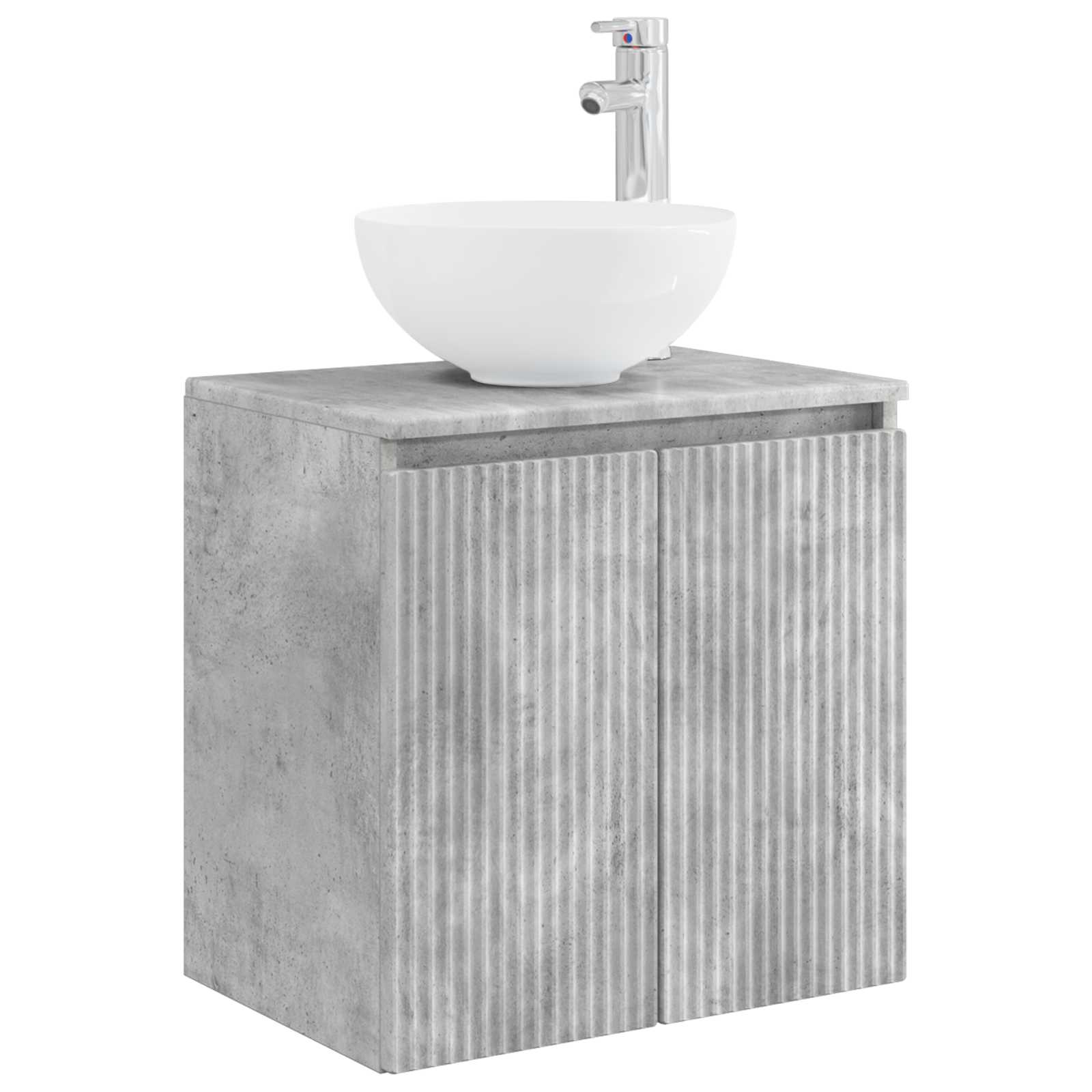 Set ormarića za kupaonicu 4 pcs Betonska siva