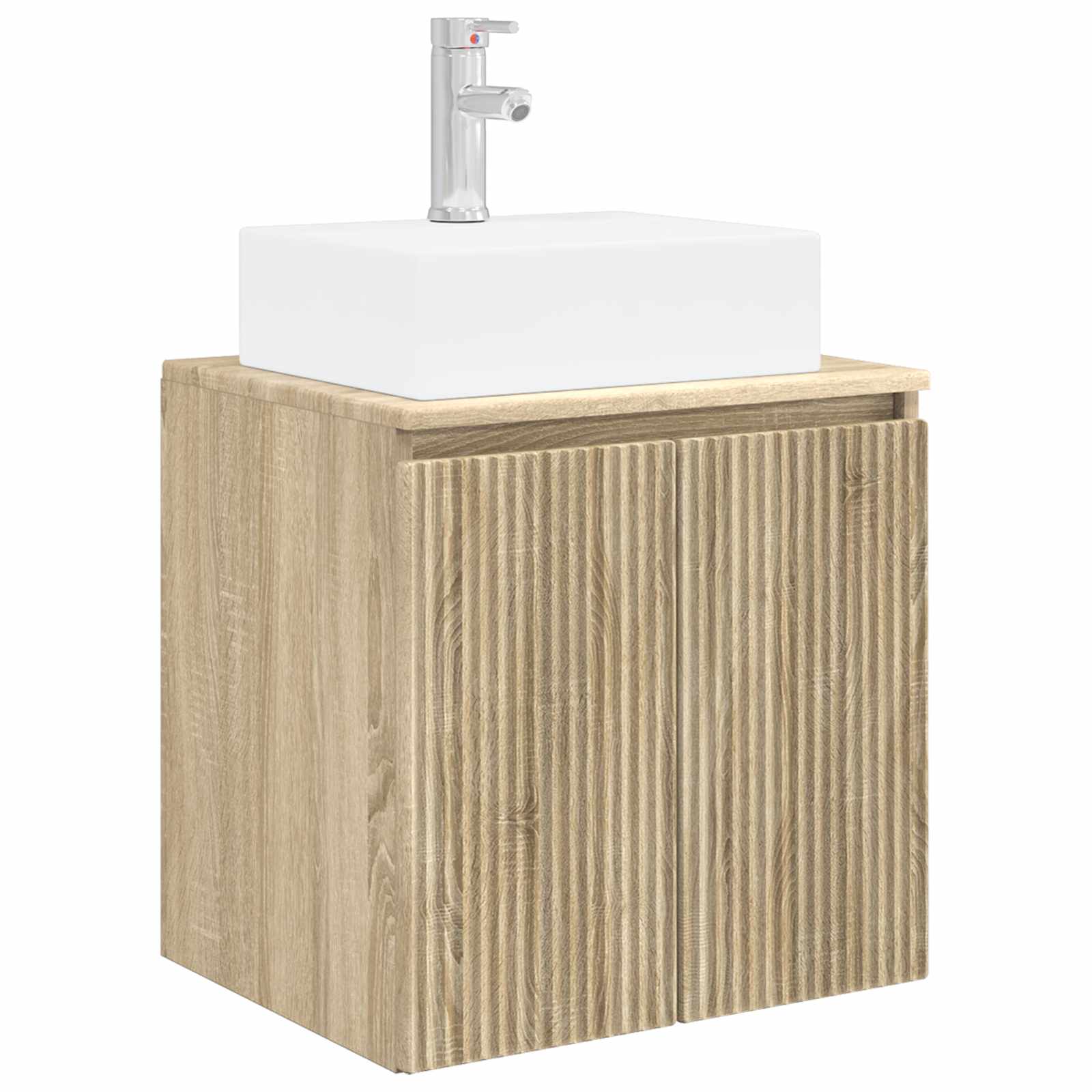 Set ormarića za kupaonicu 5 pcs Hrast sonoma Konstruirano drvo