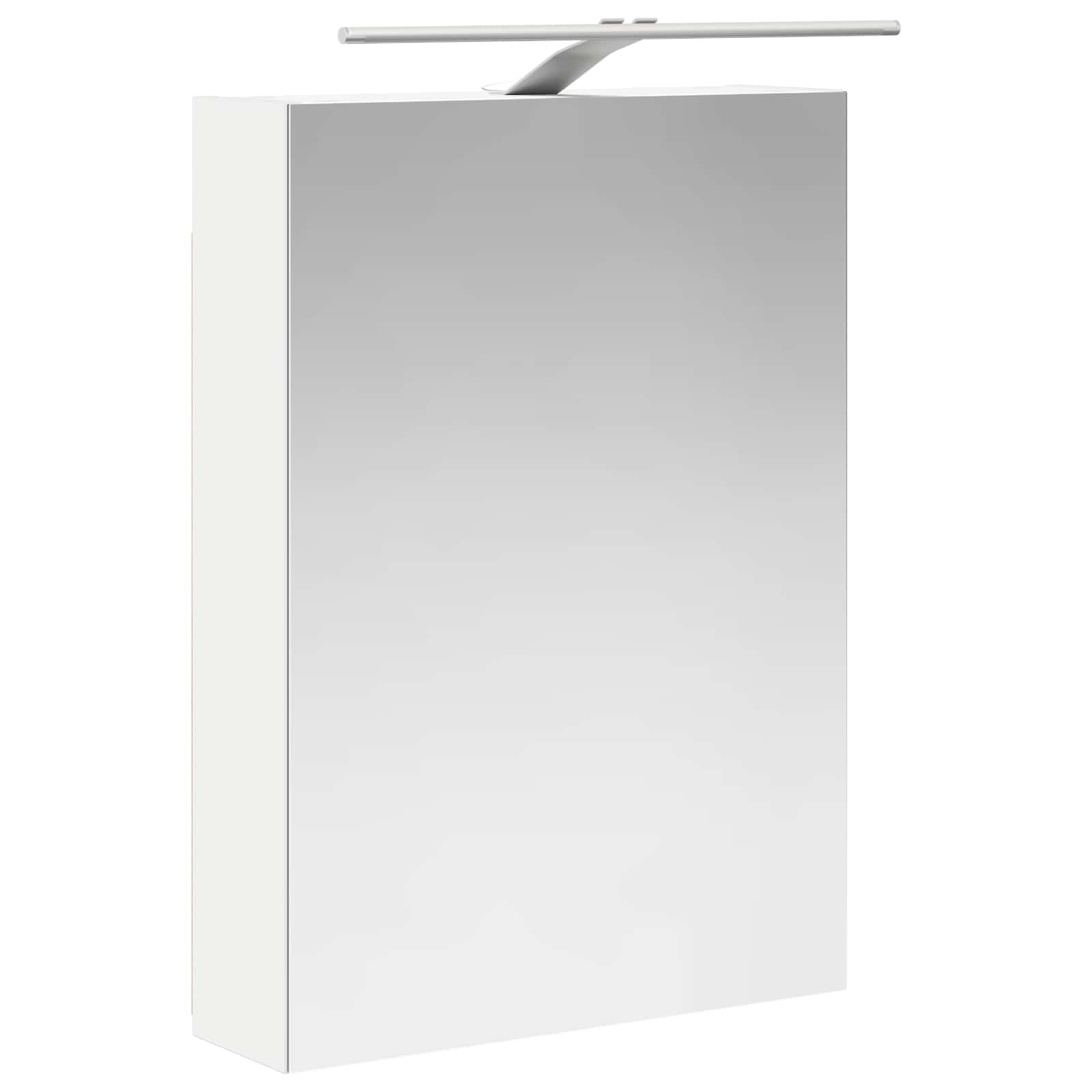 Set ormarića za kupaonicu 5 pcs Bijela Konstruirano drvo