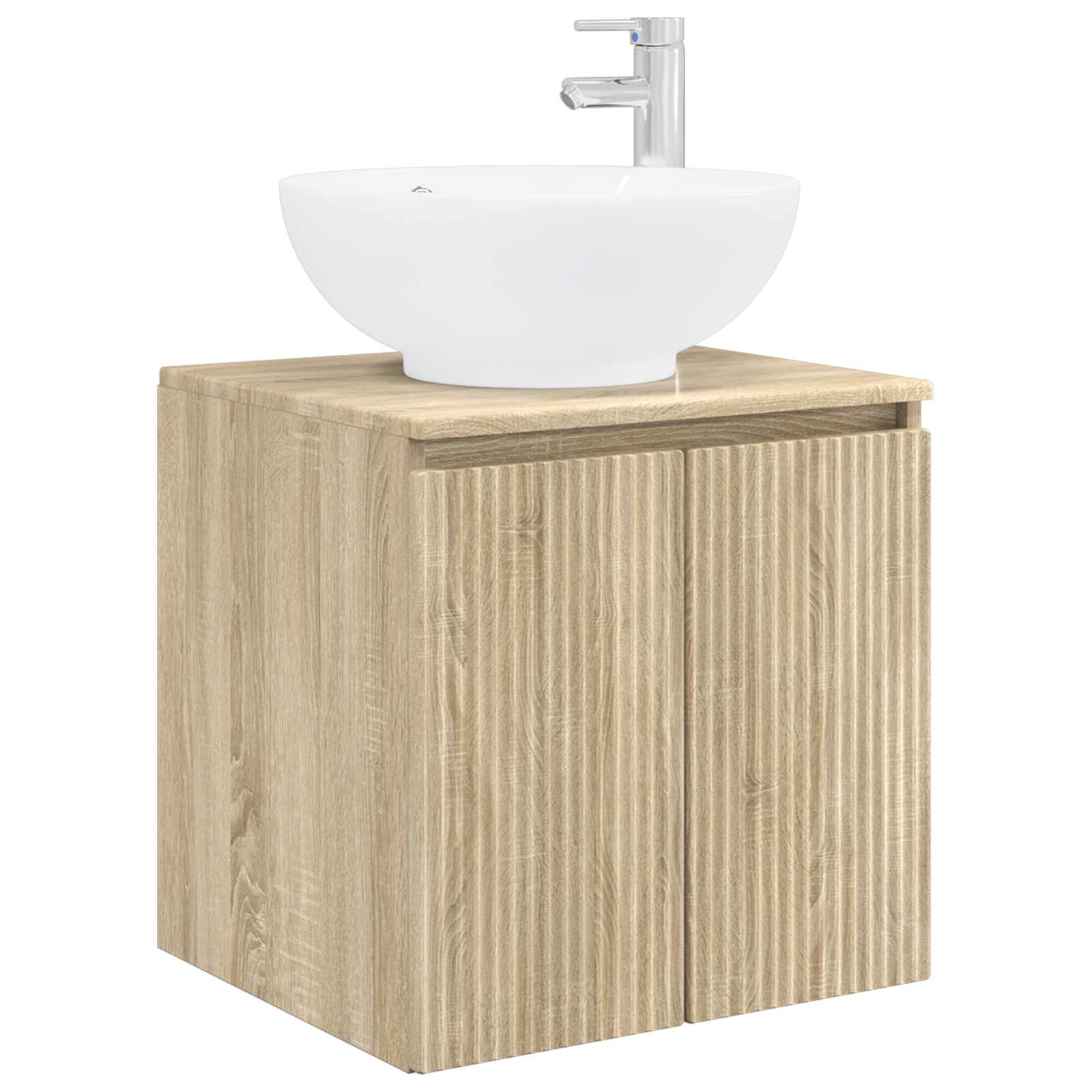 Set ormarića za kupaonicu 5 pcs Hrast sonoma Konstruirano drvo