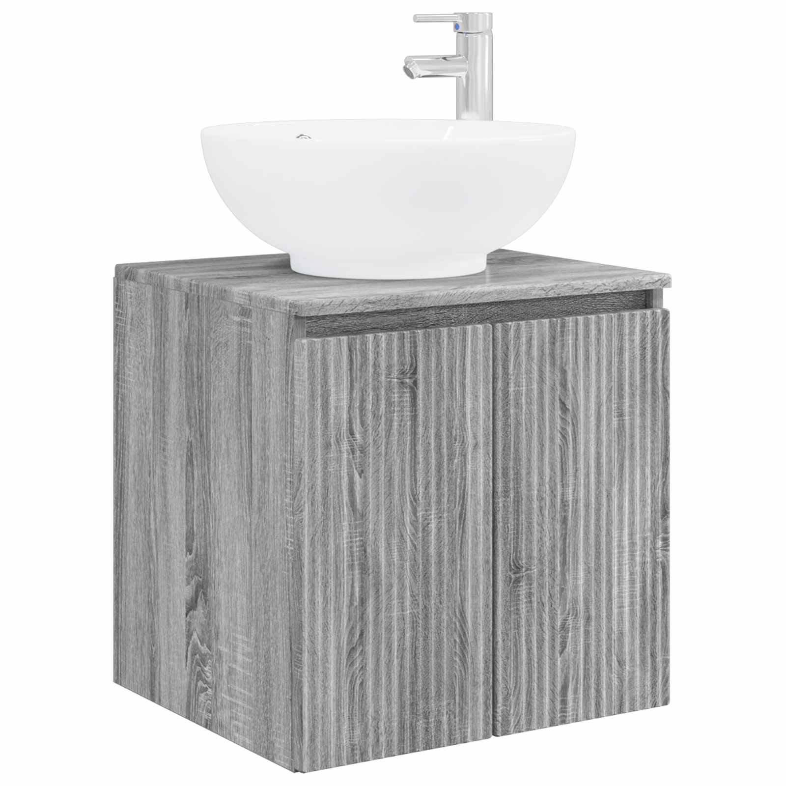 Set ormarića za kupaonicu 5 pcs Siva Sonoma Konstruirano drvo