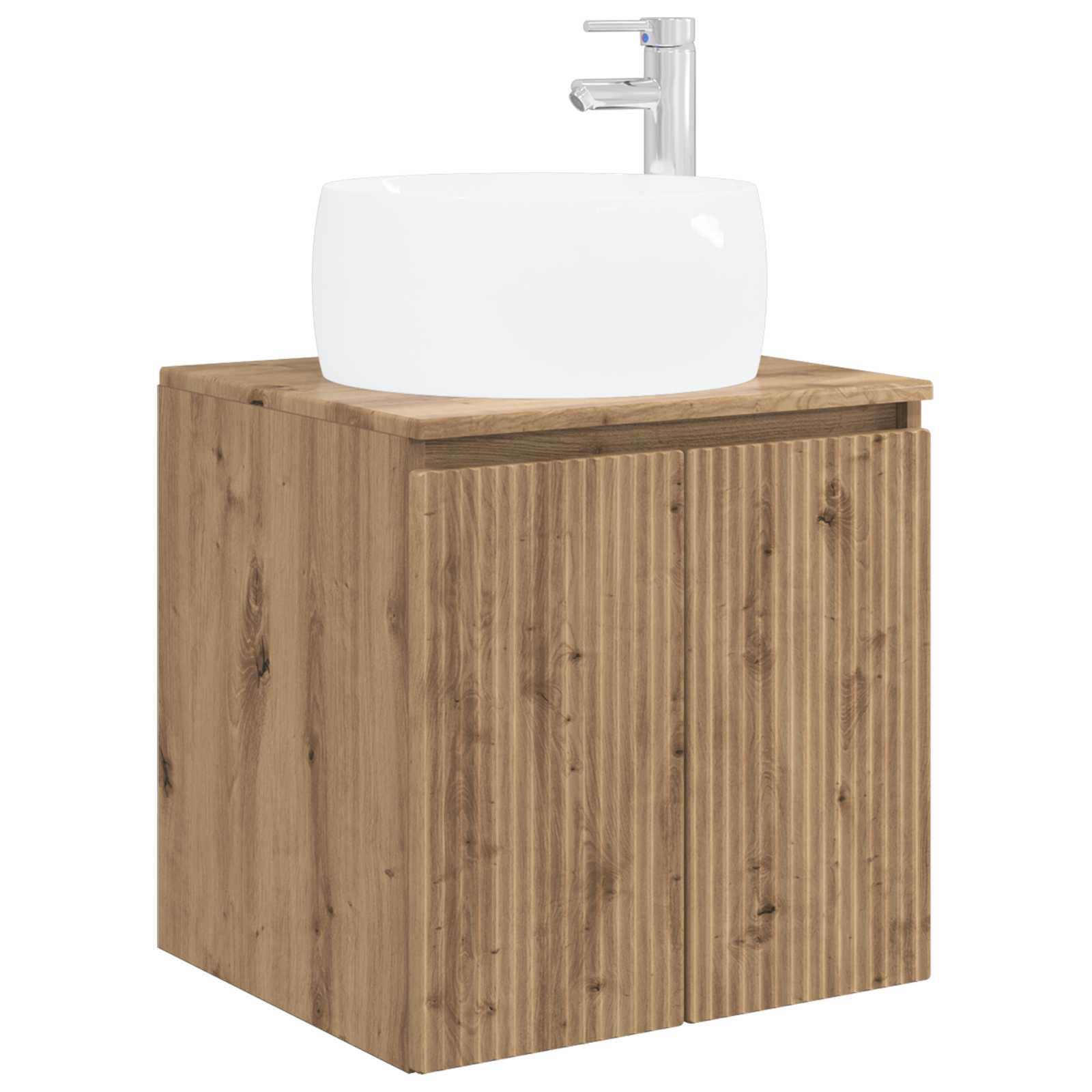 Set ormarića za kupaonicu 5 pcs Hrast artisan Konstruirano drvo