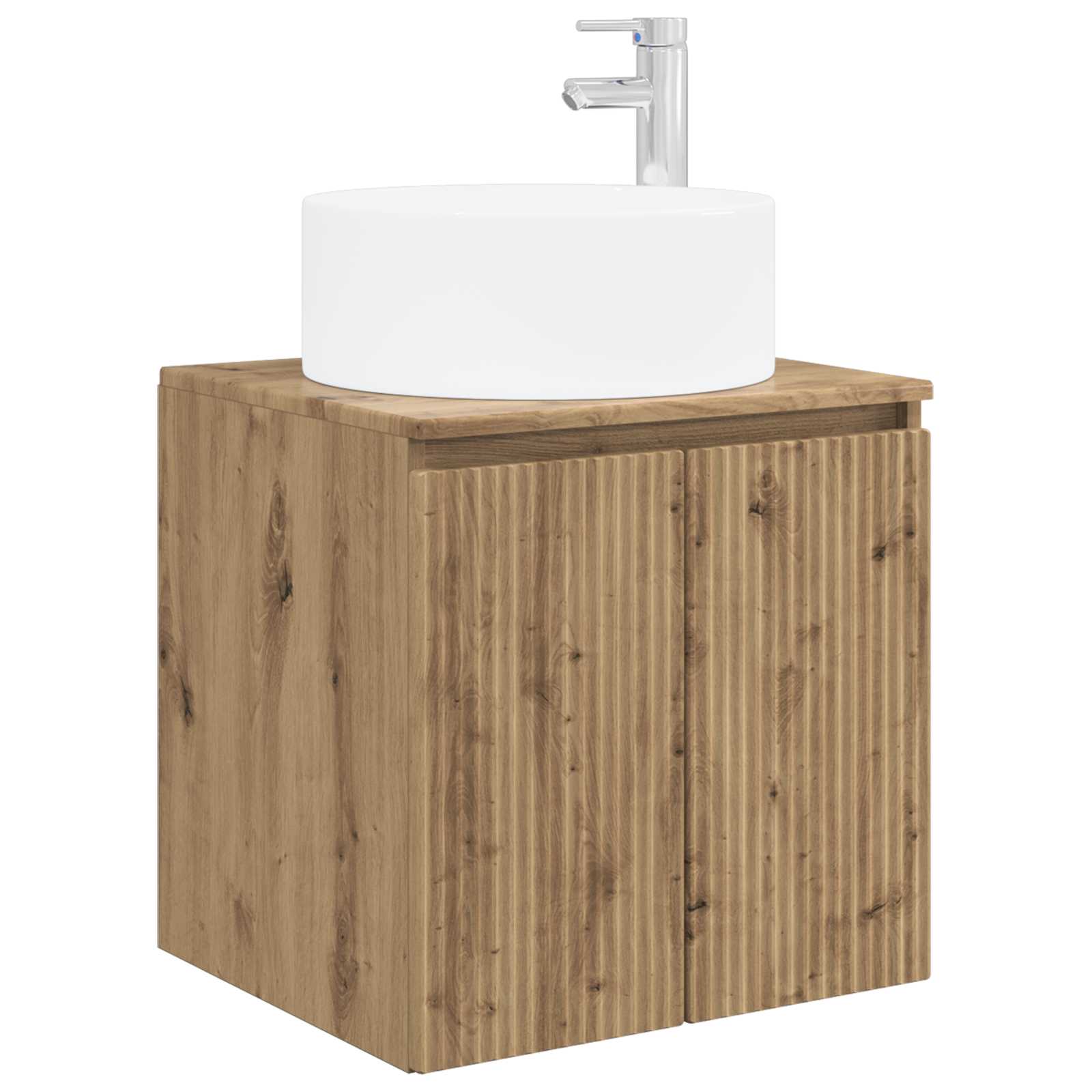 Set ormarića za kupaonicu 5 pcs Hrast artisan Konstruirano drvo