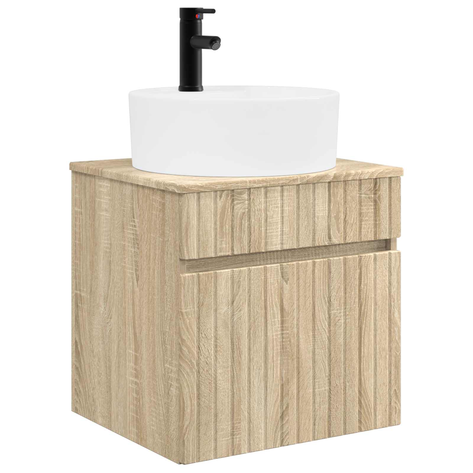 Set ormarića za kupaonicu 5 pcs Hrast sonoma 50 x 14,5 x 70 cm