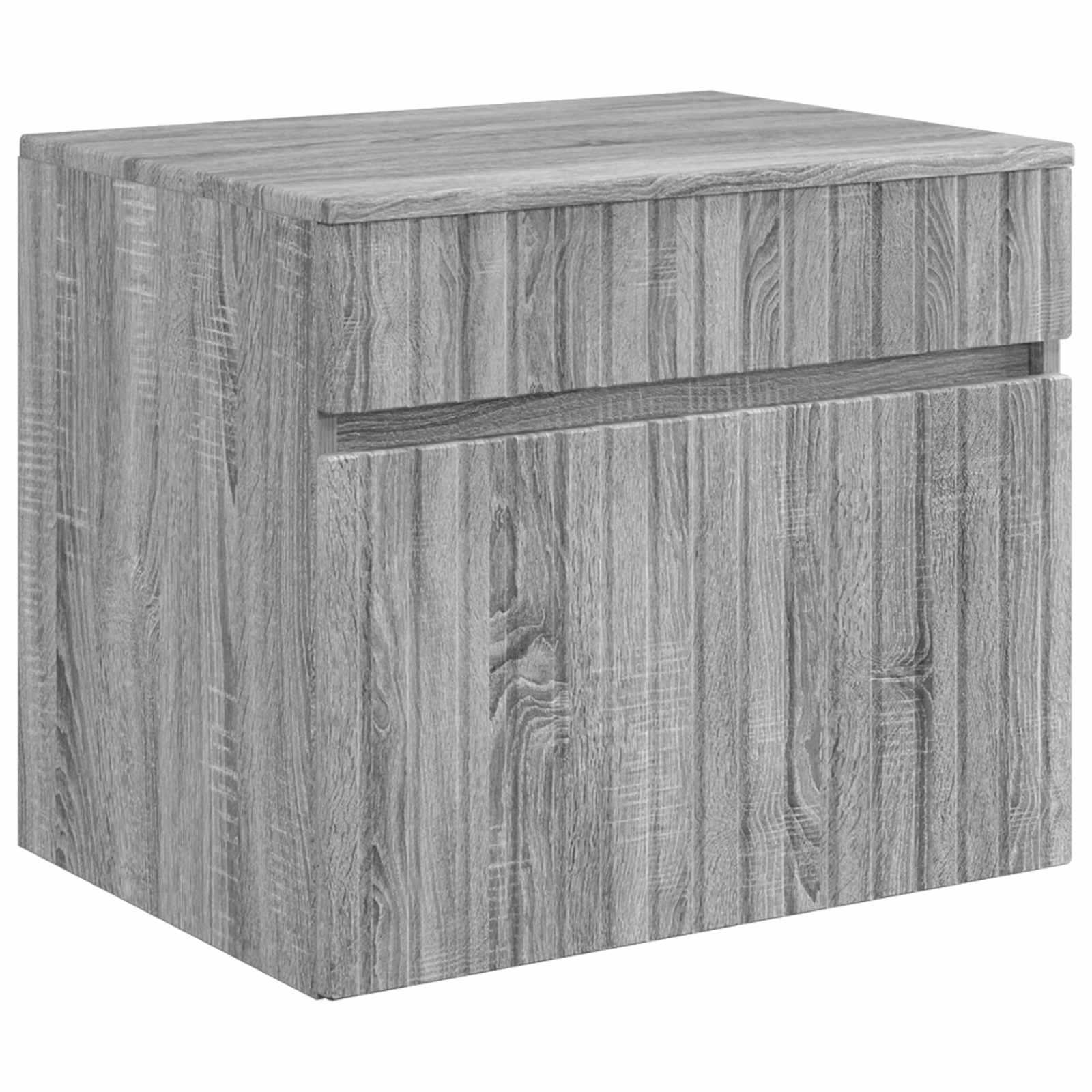 Set ormarića za kupaonicu 5 pcs Siva Sonoma 50 x 14,5 x 70 cm