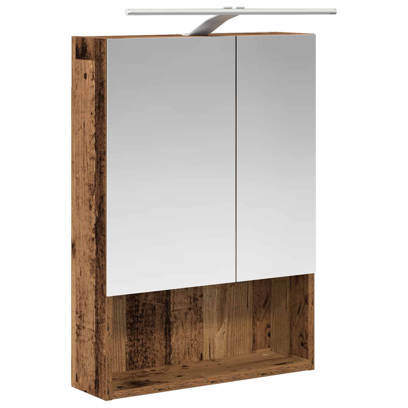 Set ormarića za kupaonicu 5 pcs Staro drvo 50 x 14,5 x 70 cm
