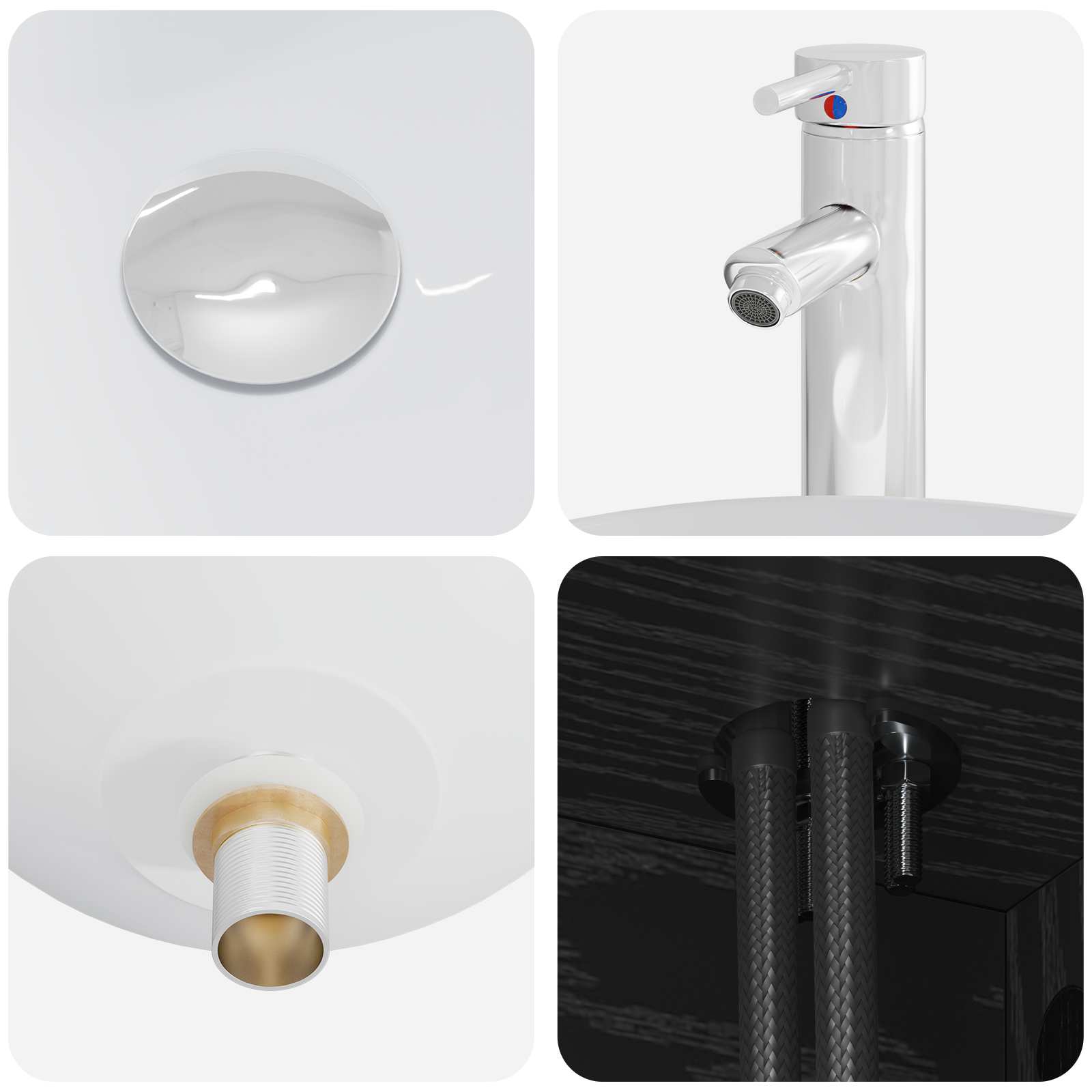 Set ormarića za kupaonicu 5 pcs Crni hrast 50 x 14,5 x 70 cm