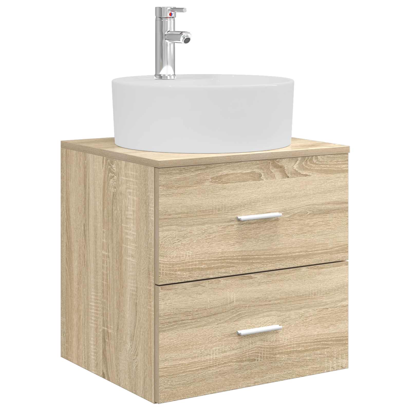 Set namještaja za kupaonicu 5 pcs Hrast sonoma