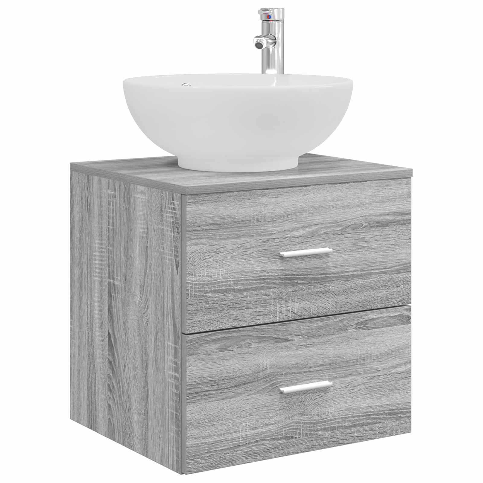 Set namještaja za kupaonicu 4 pcs Siva Sonoma