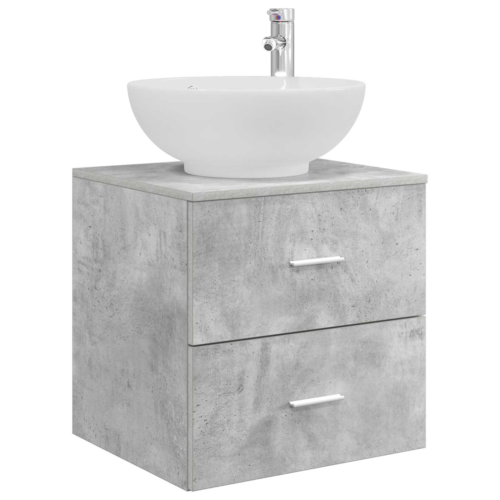 Set namještaja za kupaonicu 4 pcs Betonska siva
