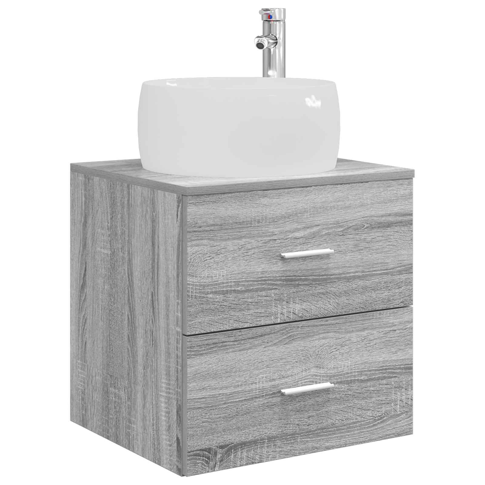 Set namještaja za kupaonicu 4 pcs Siva Sonoma