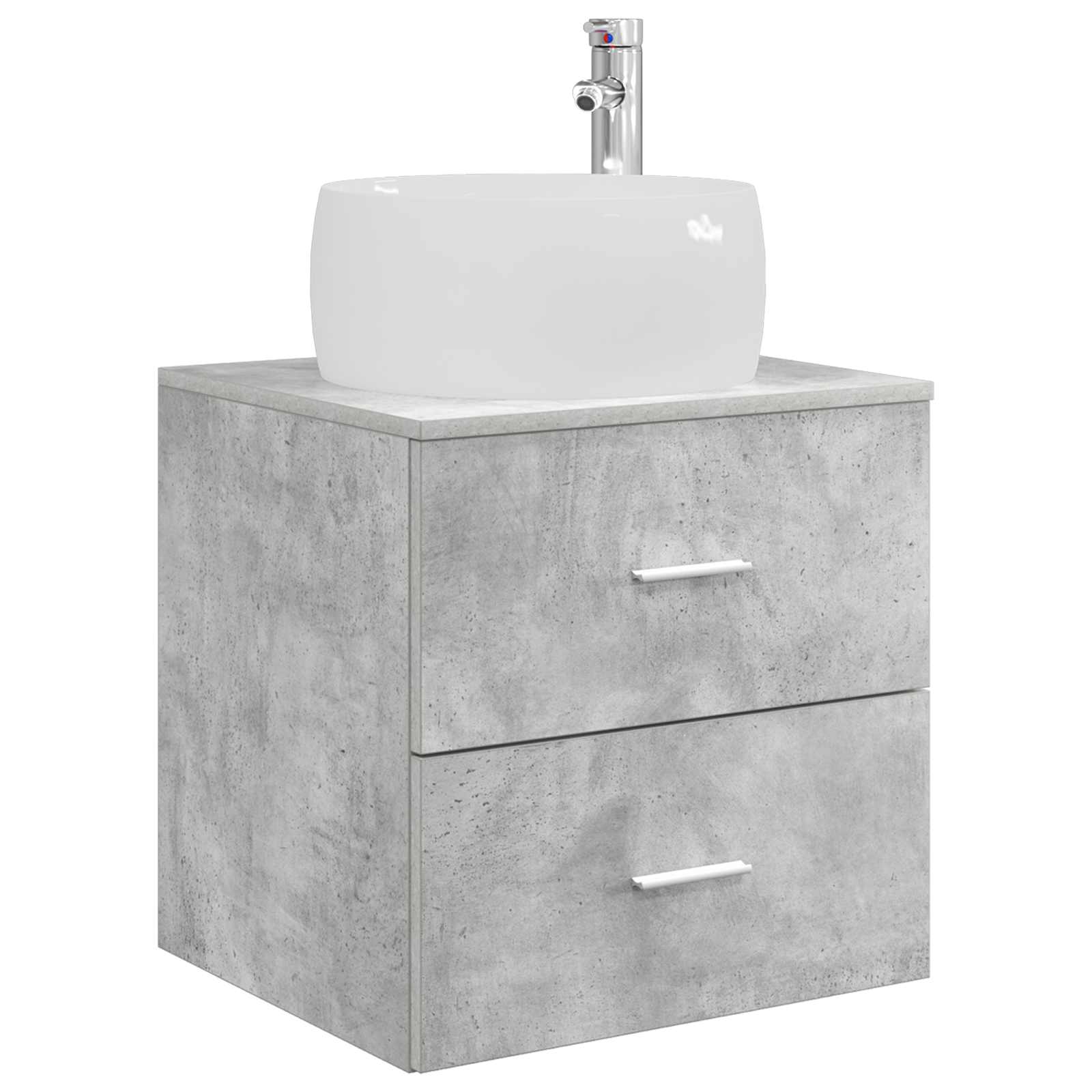 Set namještaja za kupaonicu 4 pcs Betonska siva