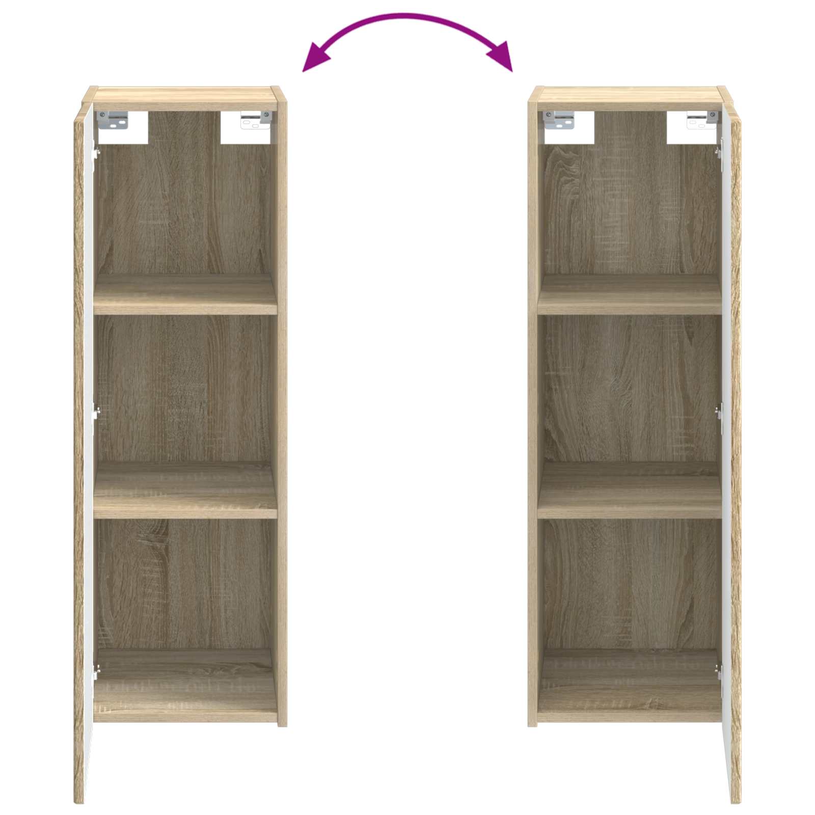 Set namještaja za kupaonicu 6 pcs Hrast sonoma