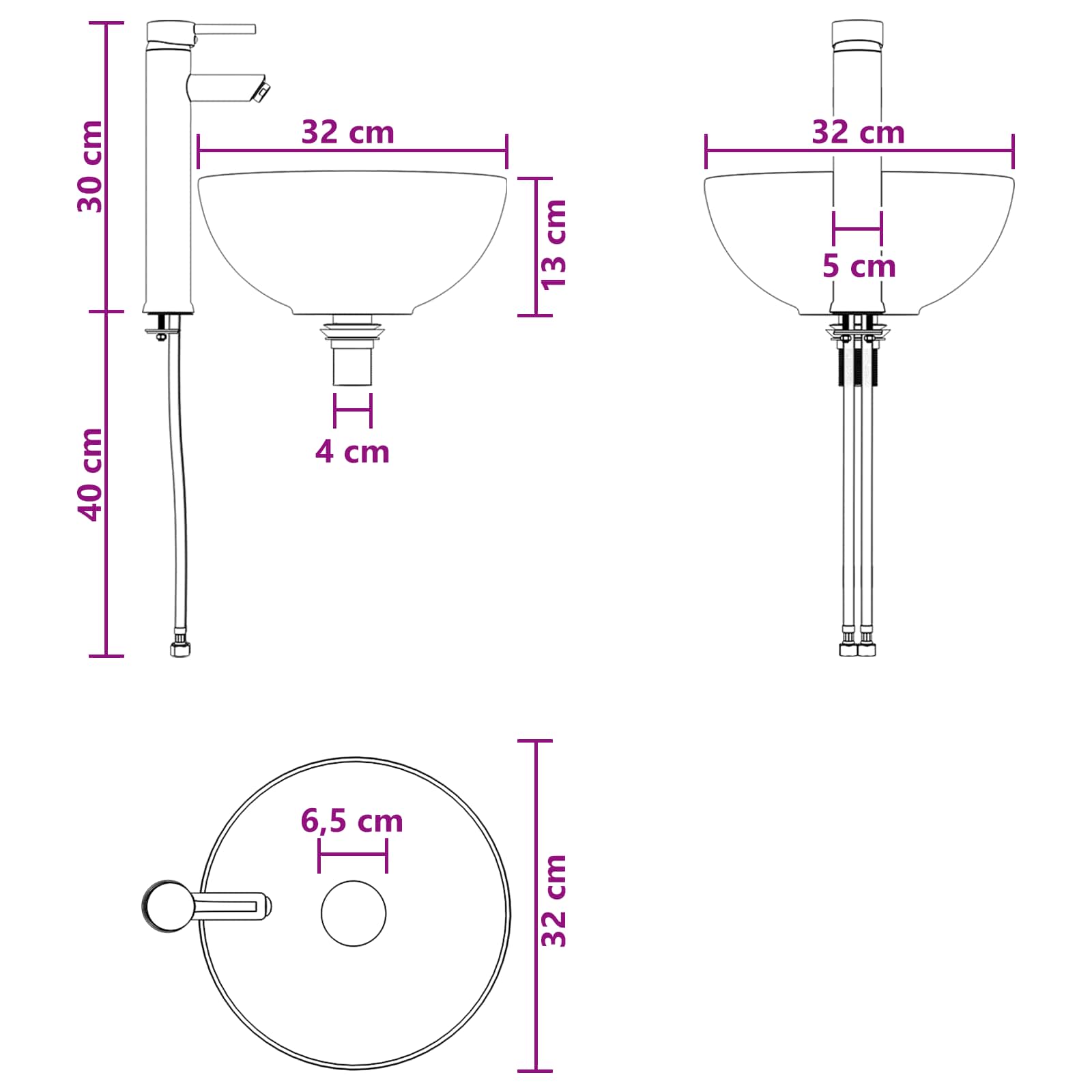 Set ormarića za kupaonicu 5 pcs Staro drvo 43 x 16 x 62,5 cm
