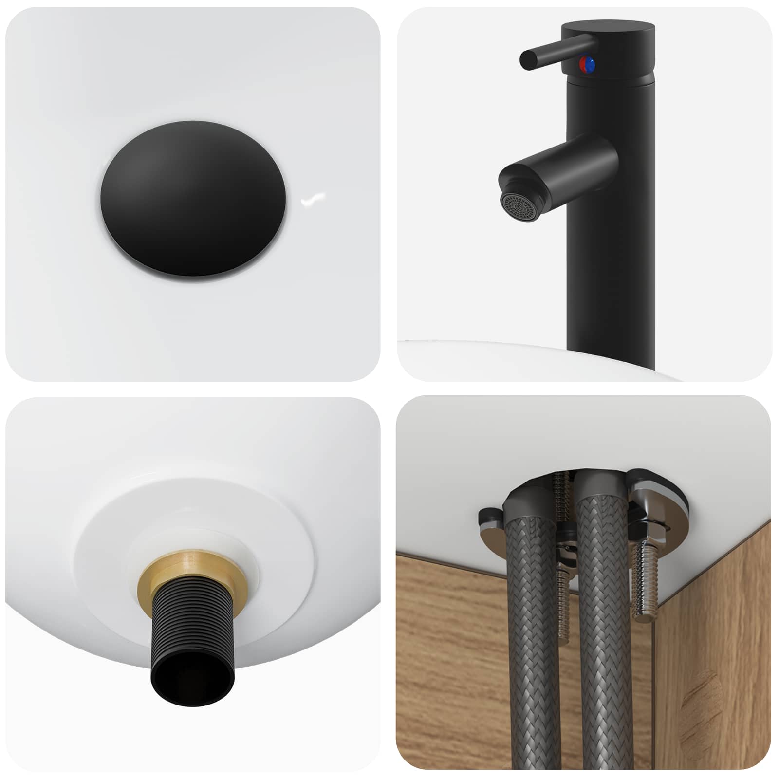 Set ormarića za kupaonicu 5 pcs Hrast artisan