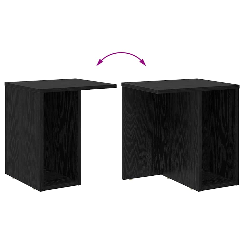 Konačna Stolić 2 pcs Crni hrast 37 x 32 x 40 cm