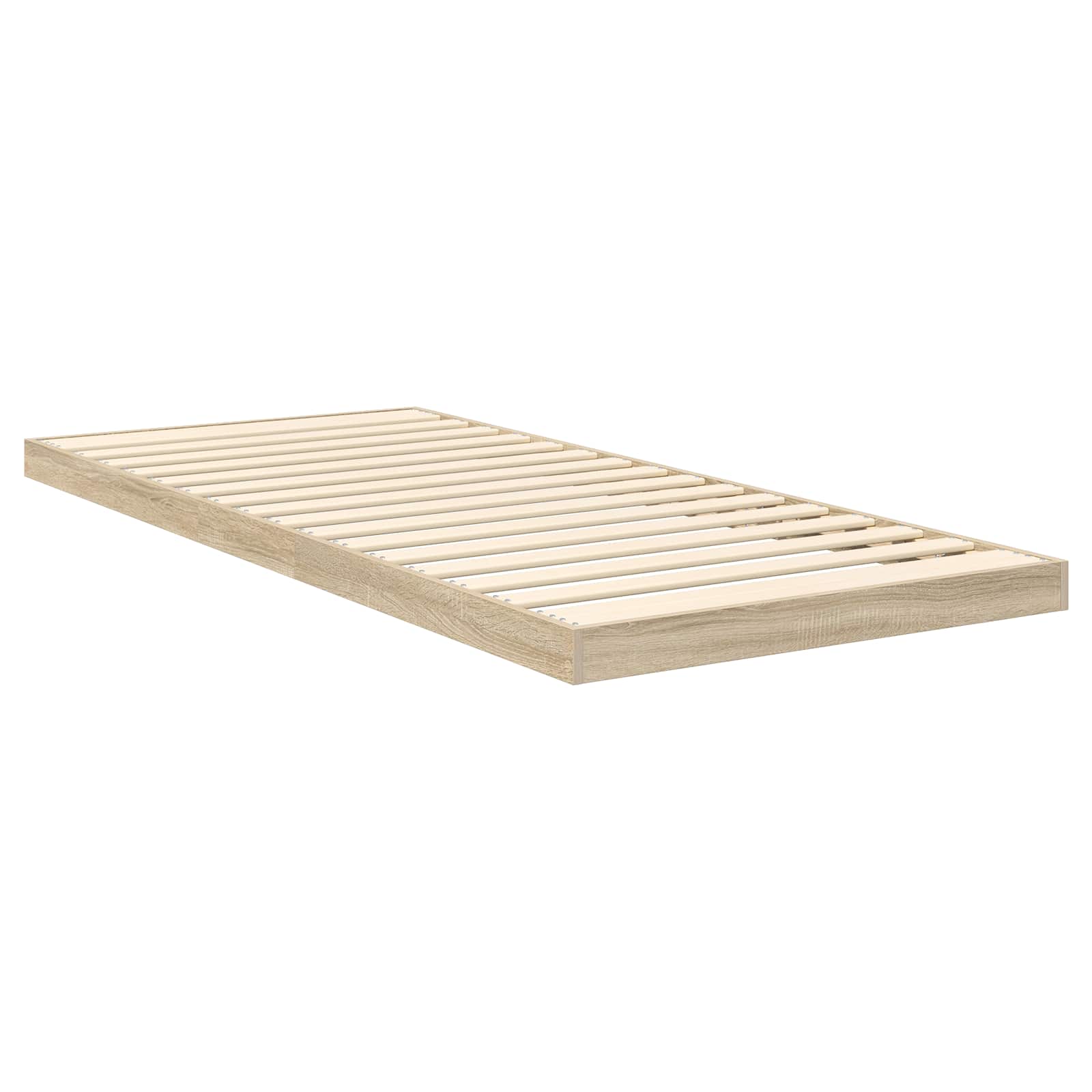 Krevet s daskama Sonoma hrast 90 x 200 cm Konstruirano drvo