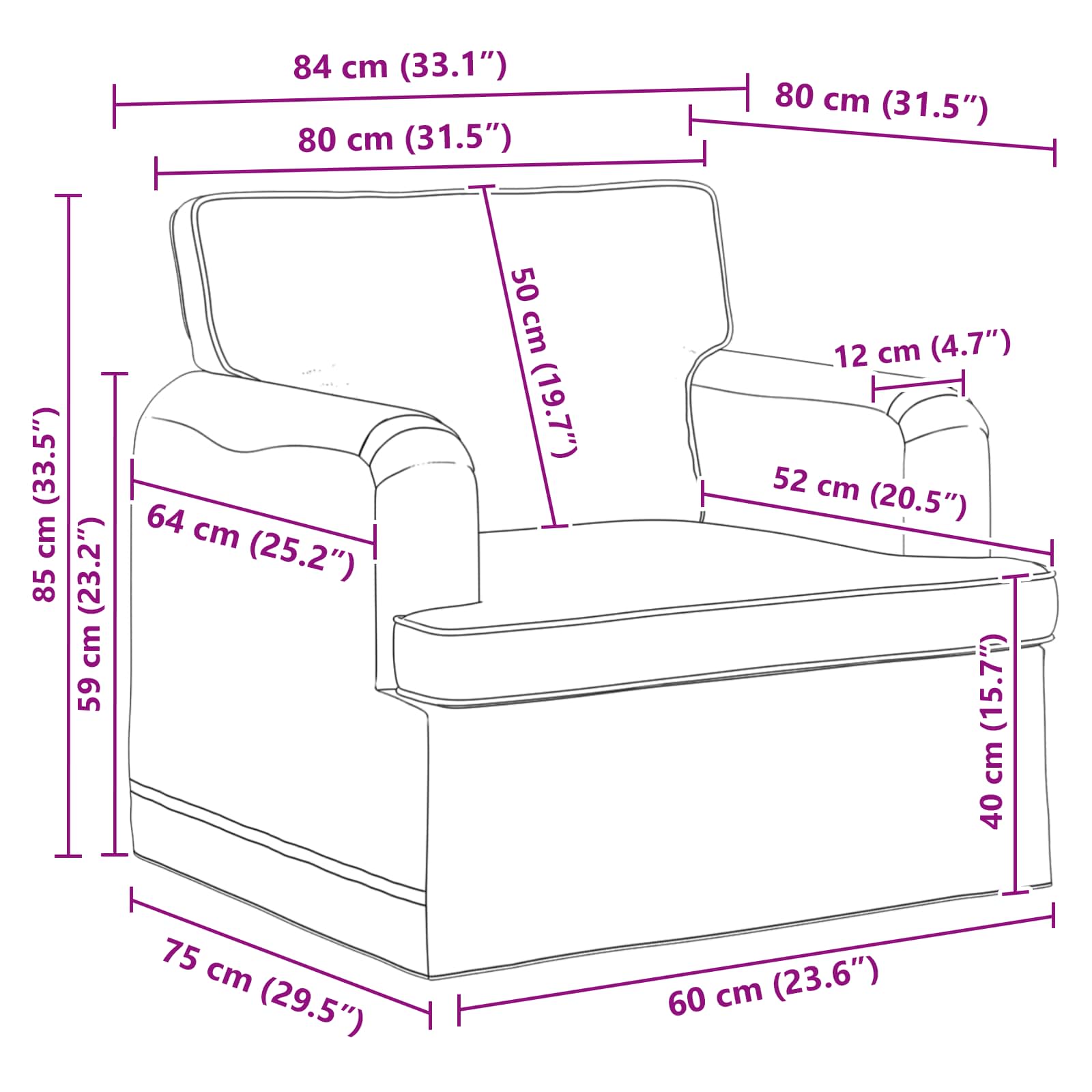 Set sofe 2 pcs Plava 162 x 80 x 85 cm tkanina