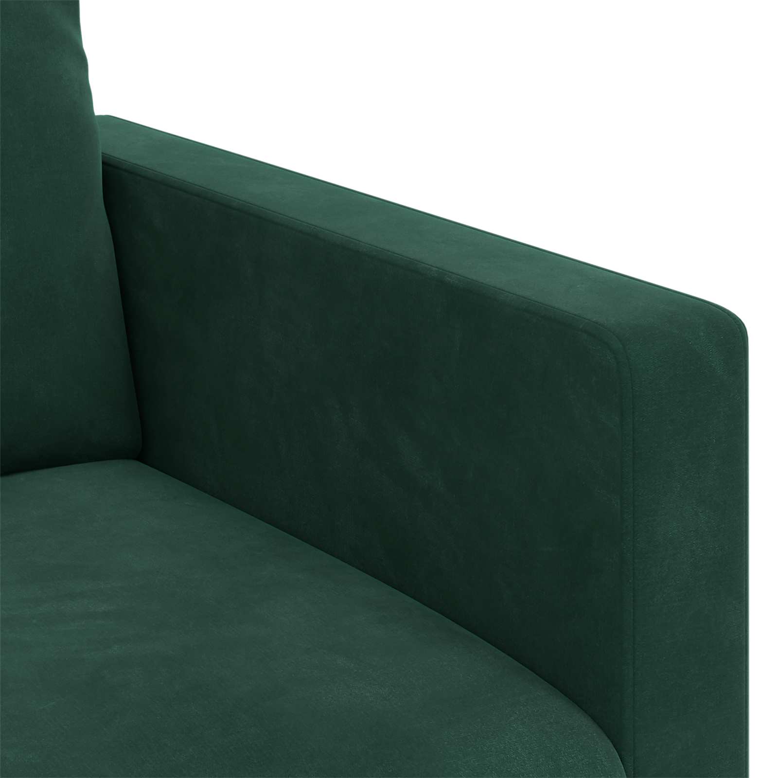 Set sofe 2 pcs Tamnozelena 228 x 78 x 80 cm Baršun