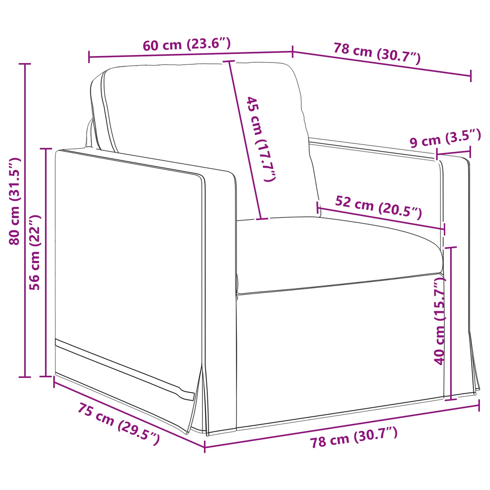 Set sofe 2 pcs Tamnozelena 228 x 78 x 80 cm Baršun