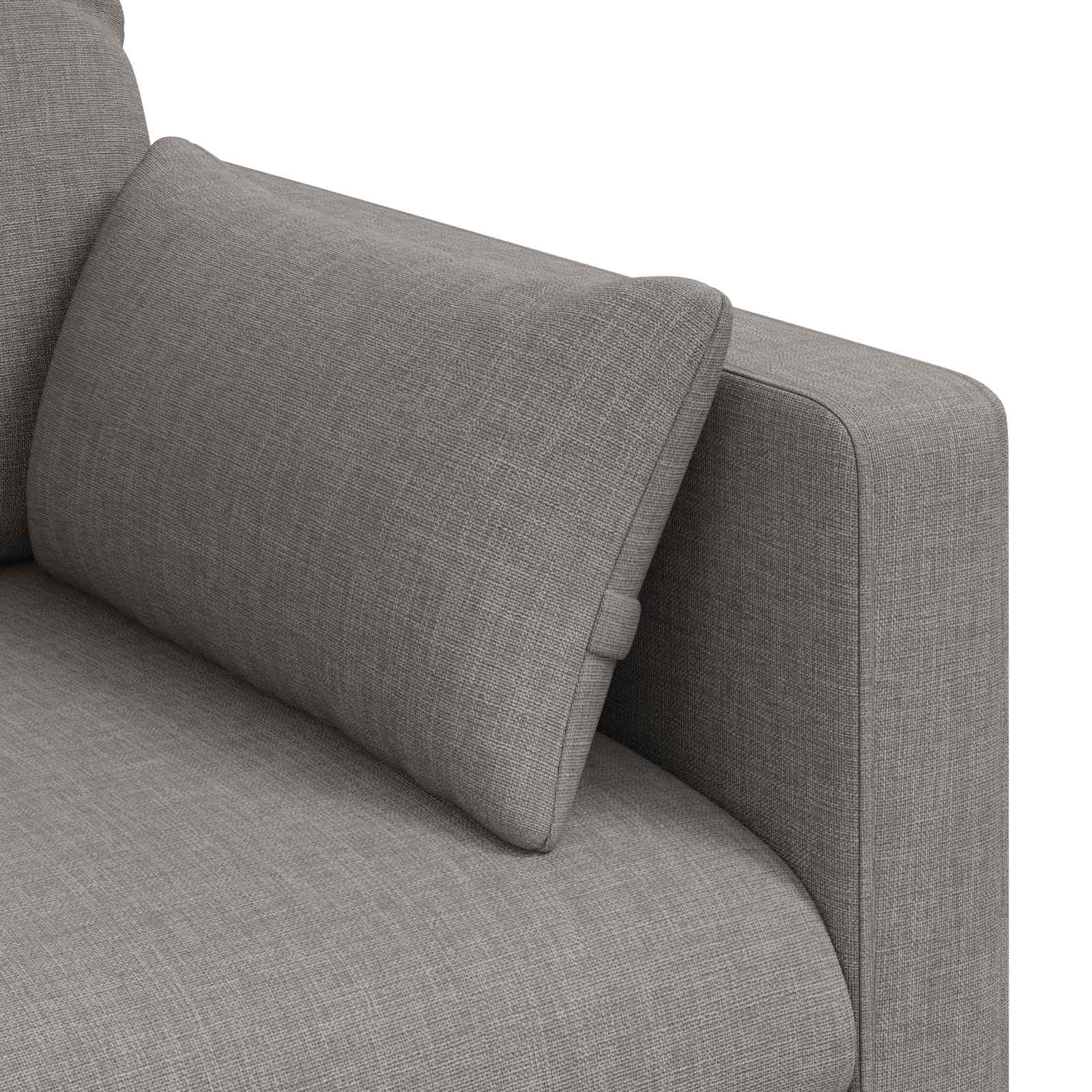 Sofa Sivo-smeđa 158 x 78 x 80 cm tkanina