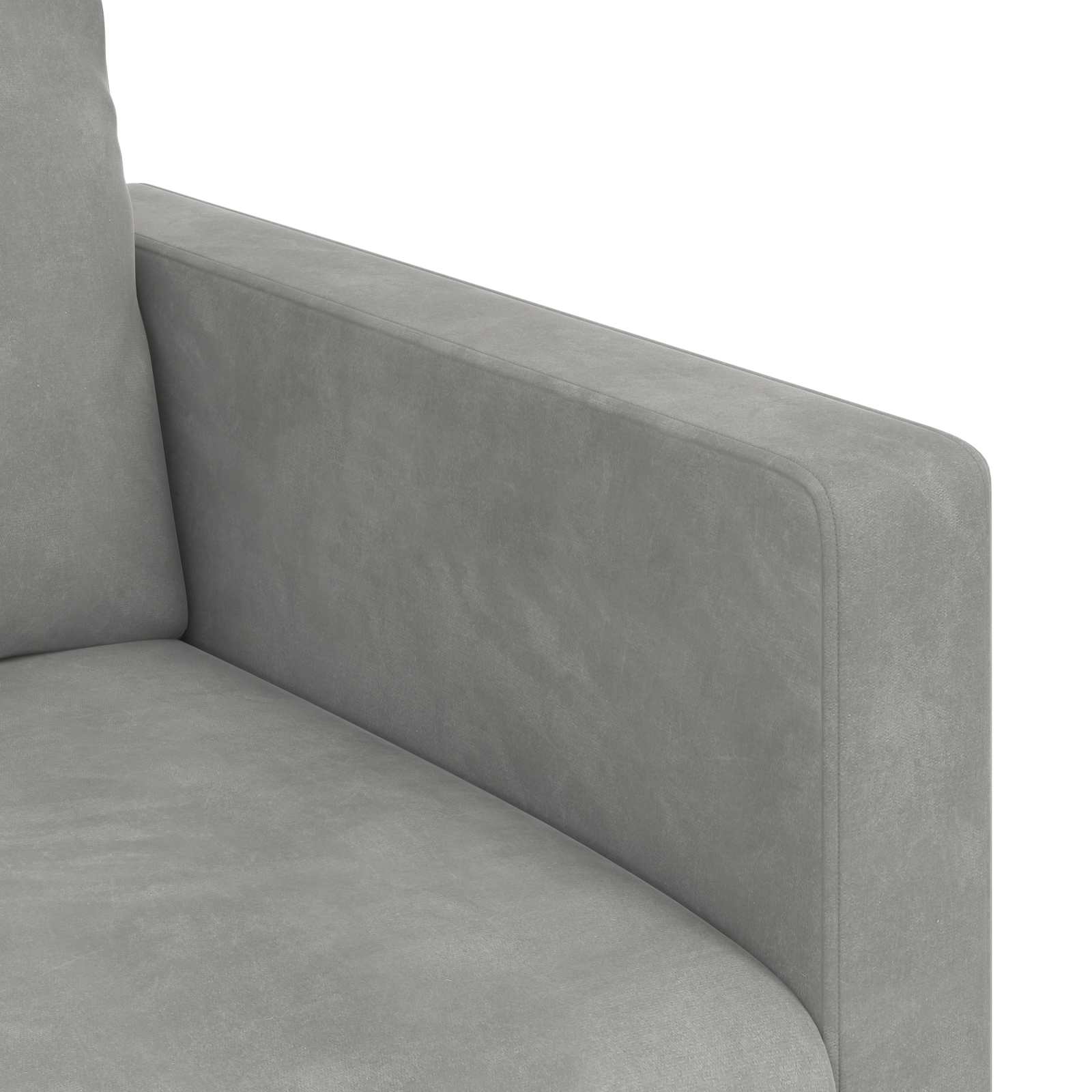 Sofa Svijetlo siva 158 x 78 x 80 cm Baršun