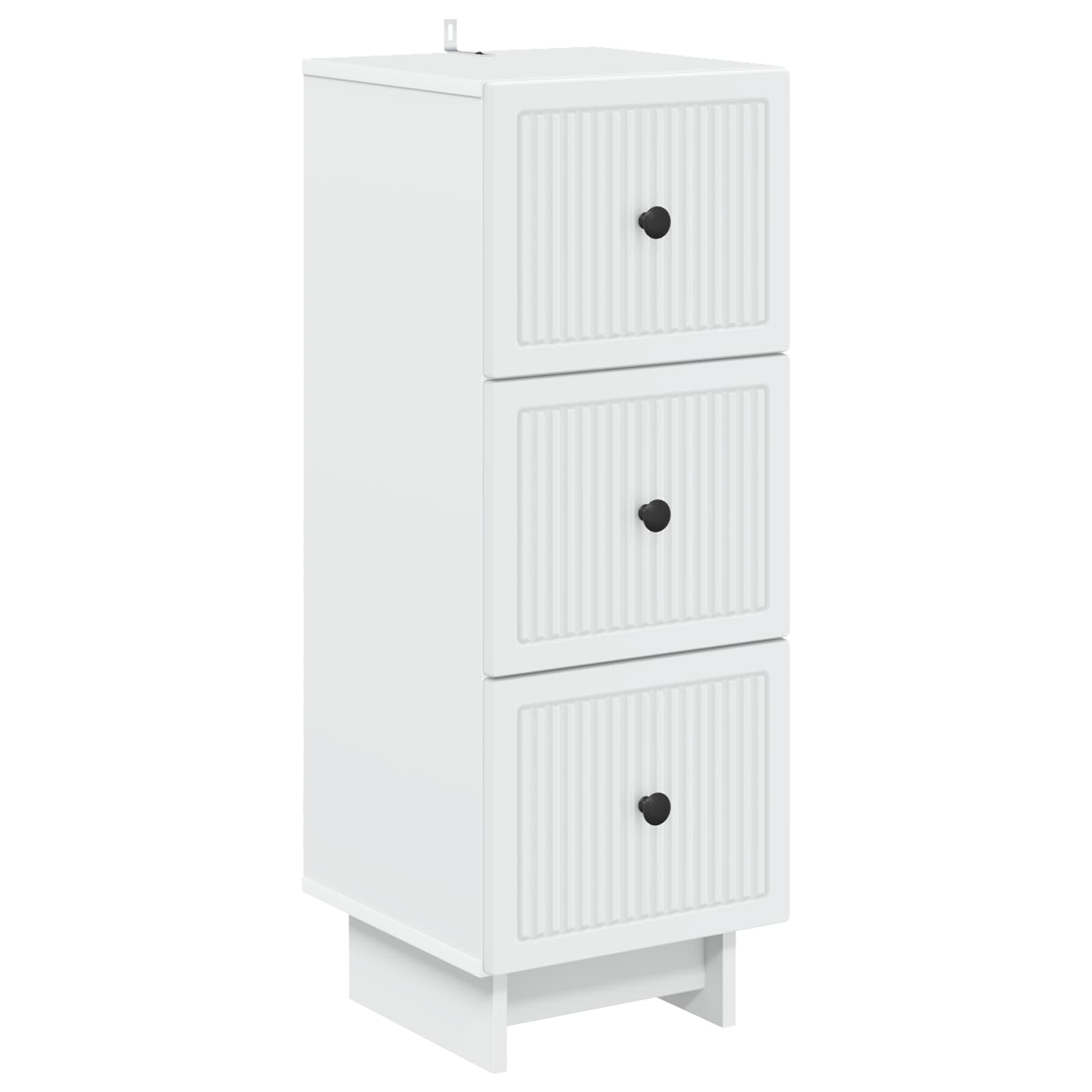 Ormar s ladicama Bijela 33 x 34,5 x 90 cm Konstruirano drvo