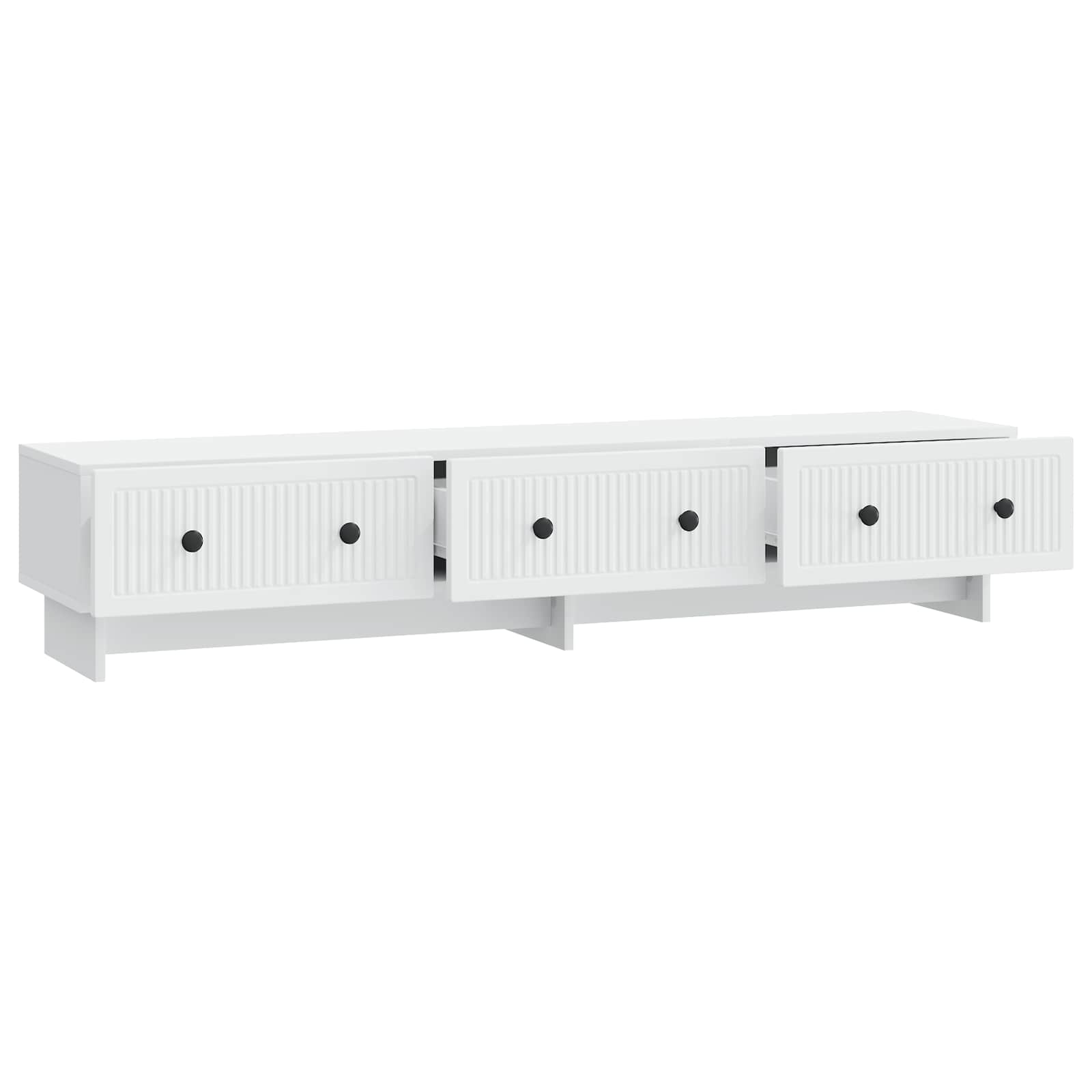 TV ormar s ladicama Bijela 147 x 34,5 x 30 cm Konstruirano drvo