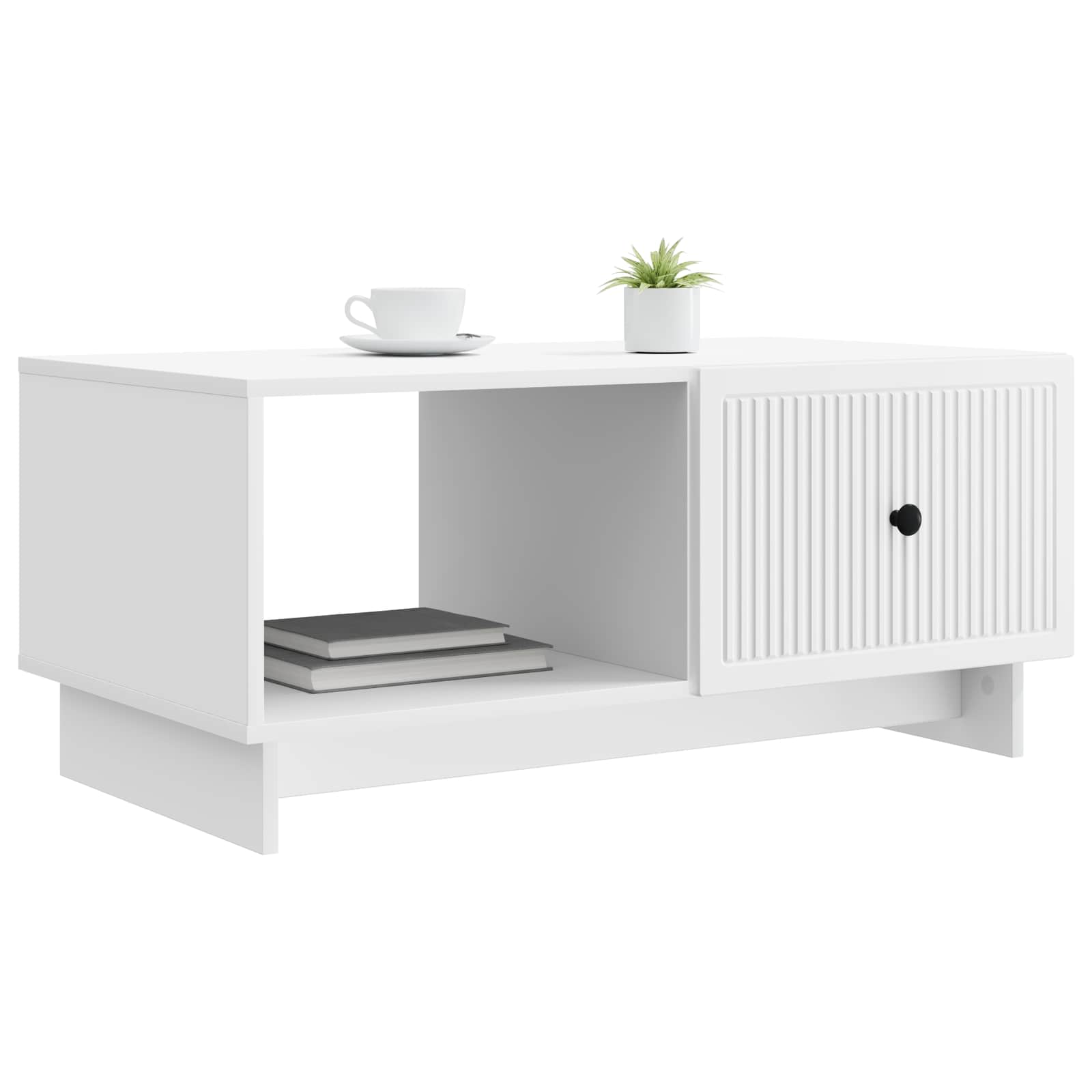 Kava Stol Bijela 90 x 50 x 40 cm Konstruirano drvo