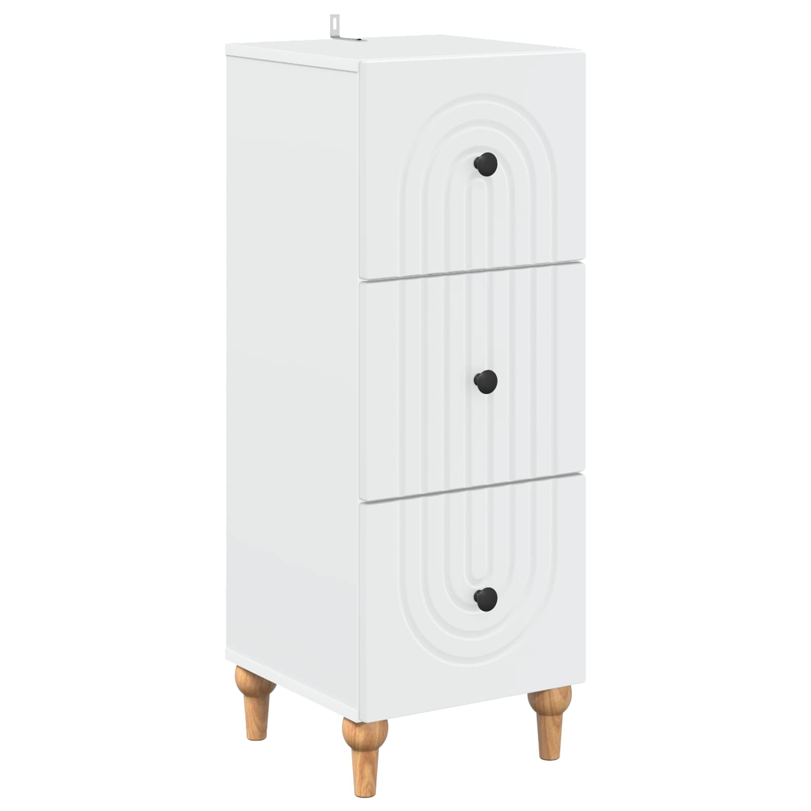 Ormar s ladicama Bijela 33 x 34,5 x 90 cm Konstruirano drvo