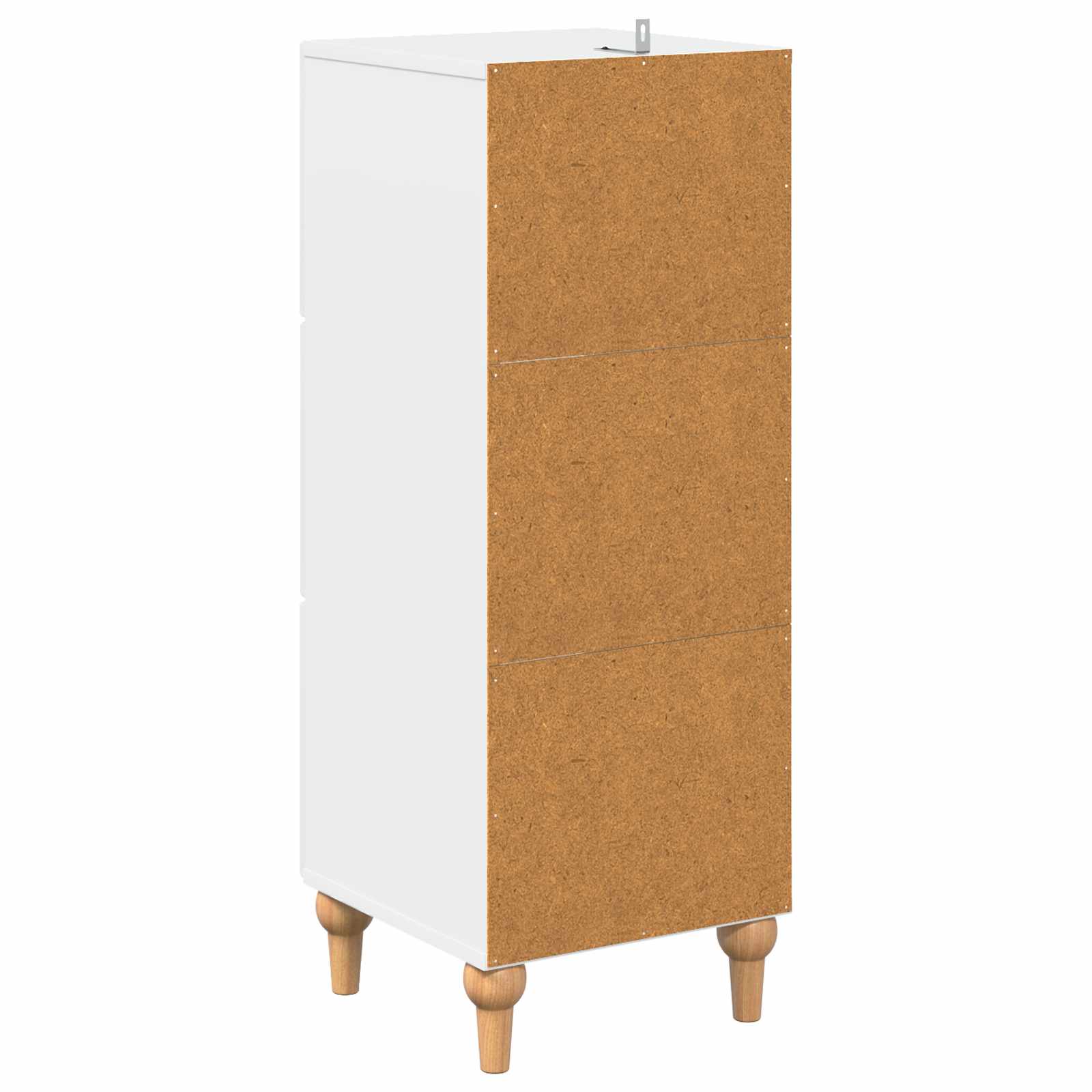Ormar s ladicama Bijela 33 x 34,5 x 90 cm Konstruirano drvo