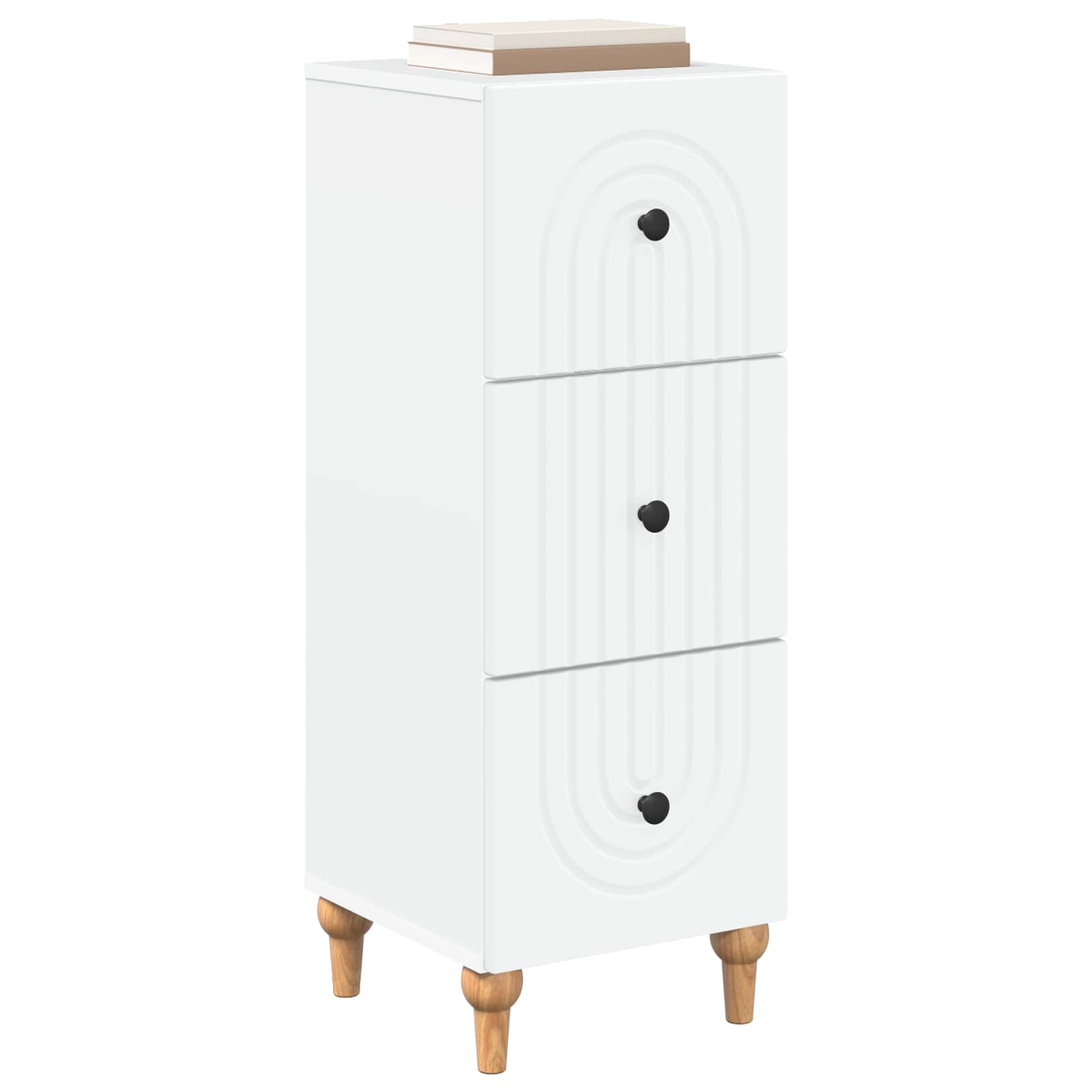 Ormar s ladicama Bijela 33 x 34,5 x 90 cm Konstruirano drvo