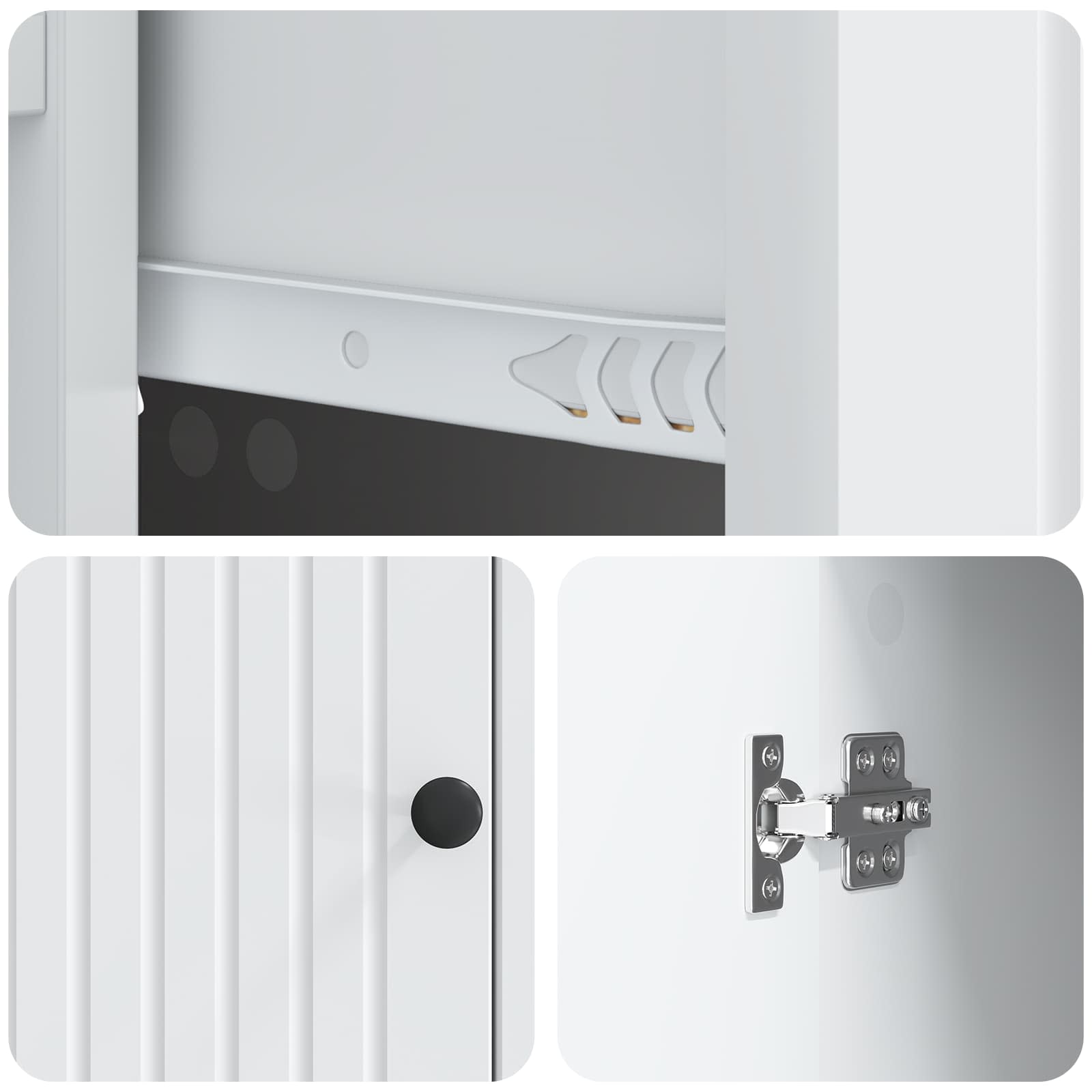 Kreveta s ladicama Bijela 66 x 34,5 x 90 cm Konstruirano drvo