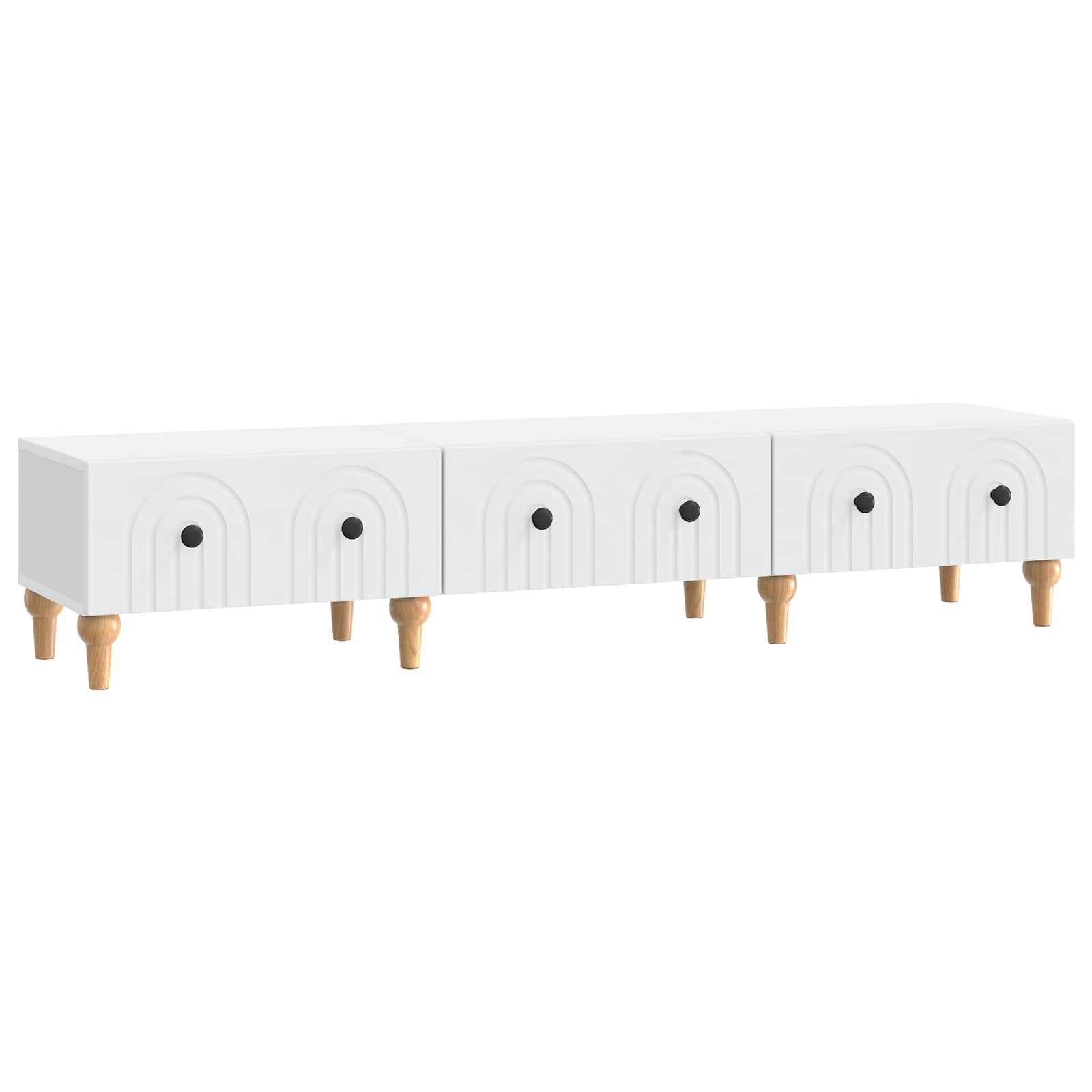 TV ormar s ladicama Bijela 147 x 34,5 x 30 cm Konstruirano drvo