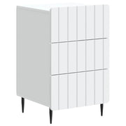 Noćni ormar s ladicama Bijela 43x 41 x 68 cm Konstruirano drvo