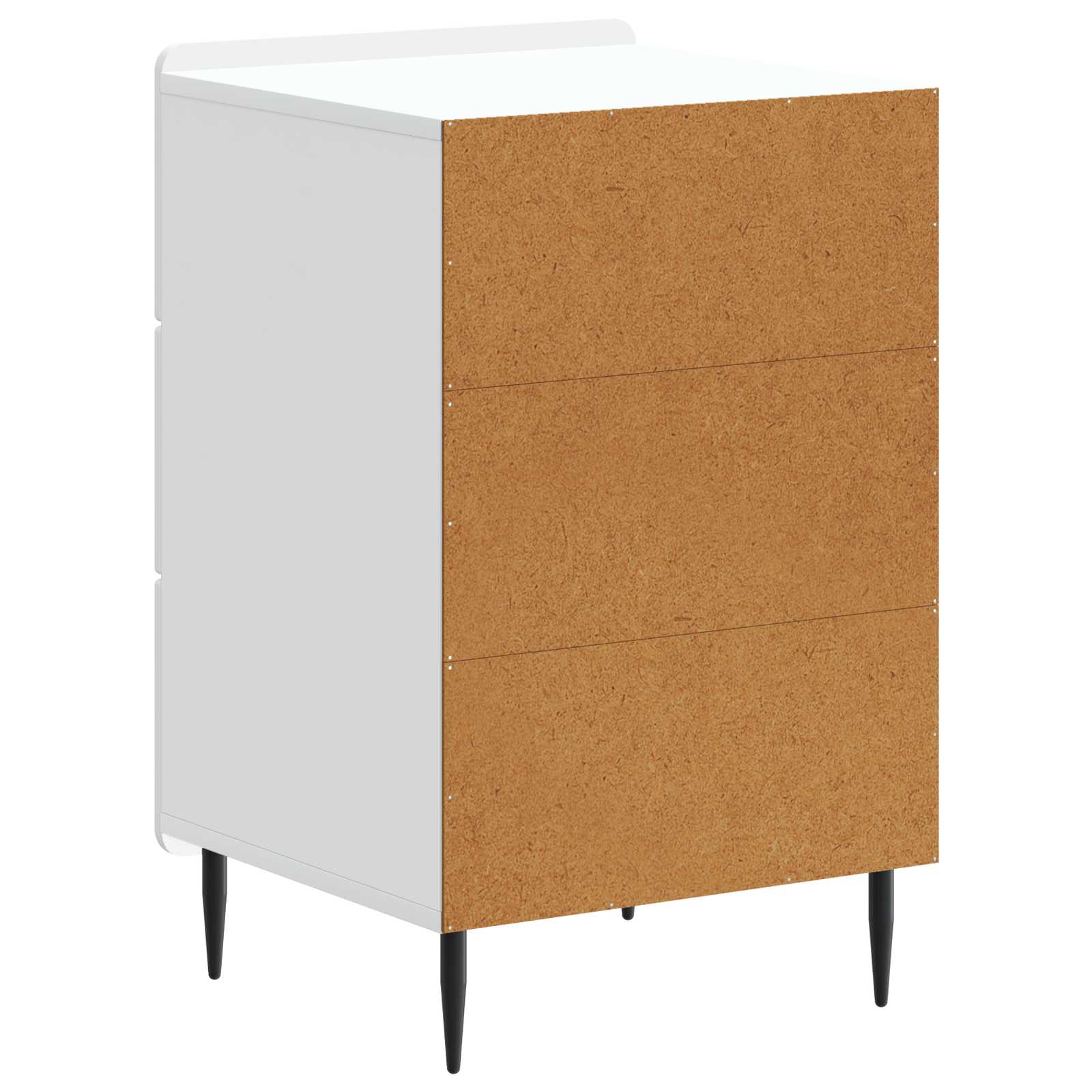 Noćni ormar s ladicama Bijela 43x 41 x 68 cm Konstruirano drvo