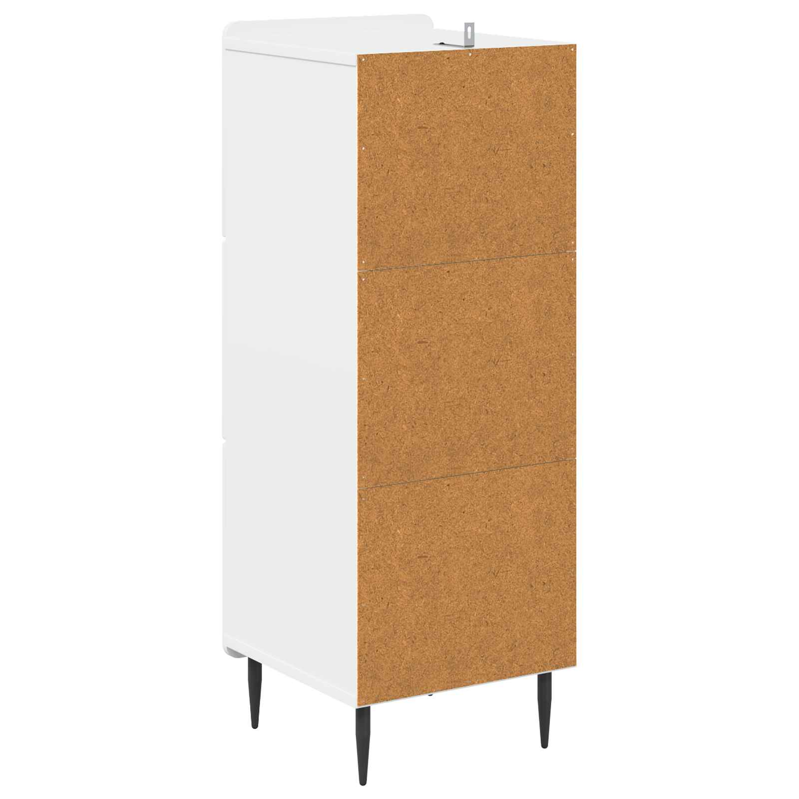 Ormar s ladicama Bijela 33 x 34,5 x 92 cm Konstruirano drvo