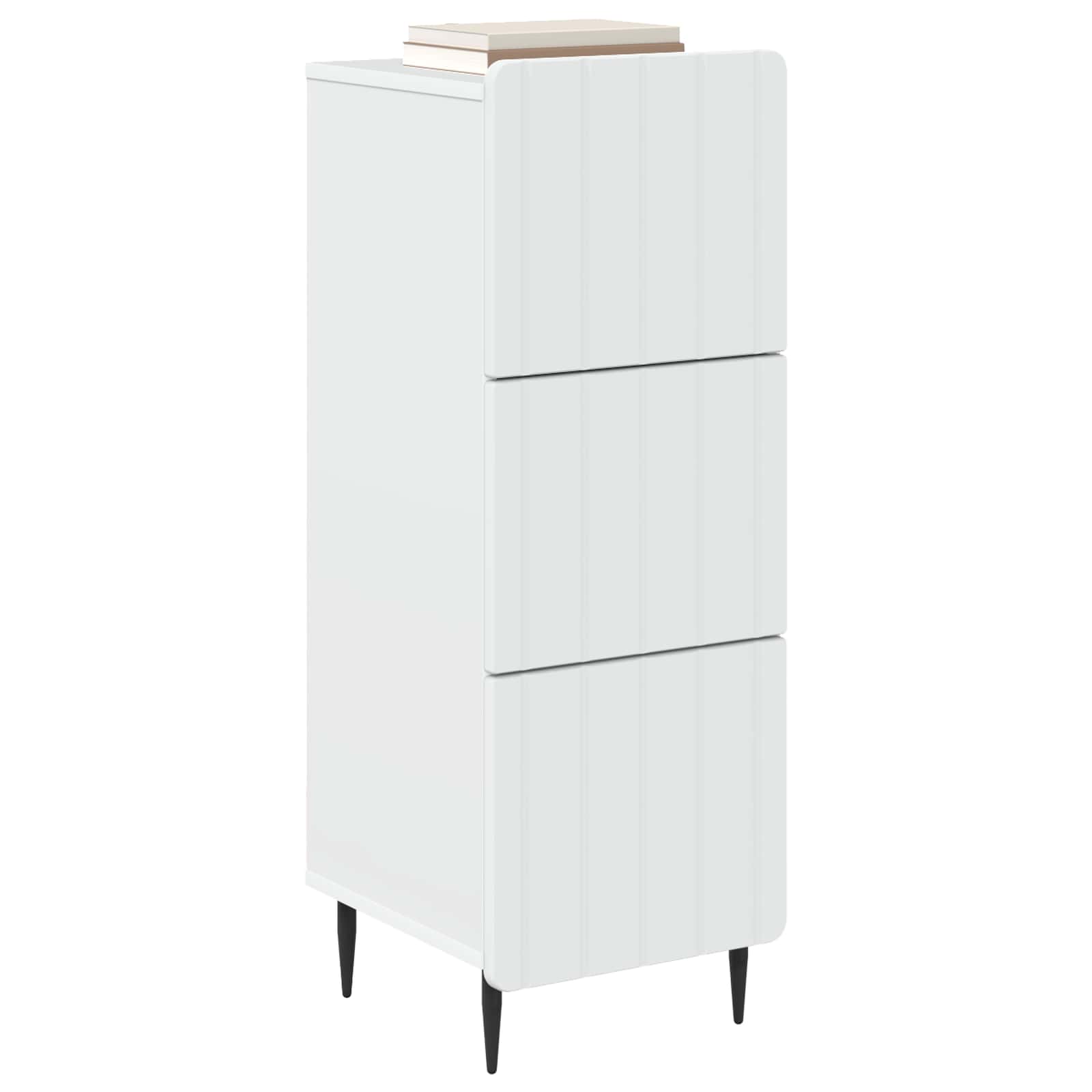 Ormar s ladicama Bijela 33 x 34,5 x 92 cm Konstruirano drvo