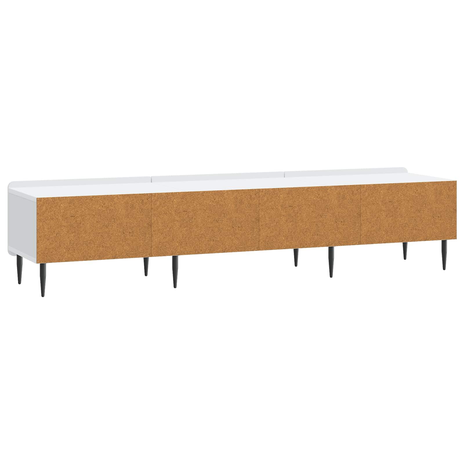TV ormar s ladicama Bijela 147 x 34,5 x 32 cm Konstruirano drvo